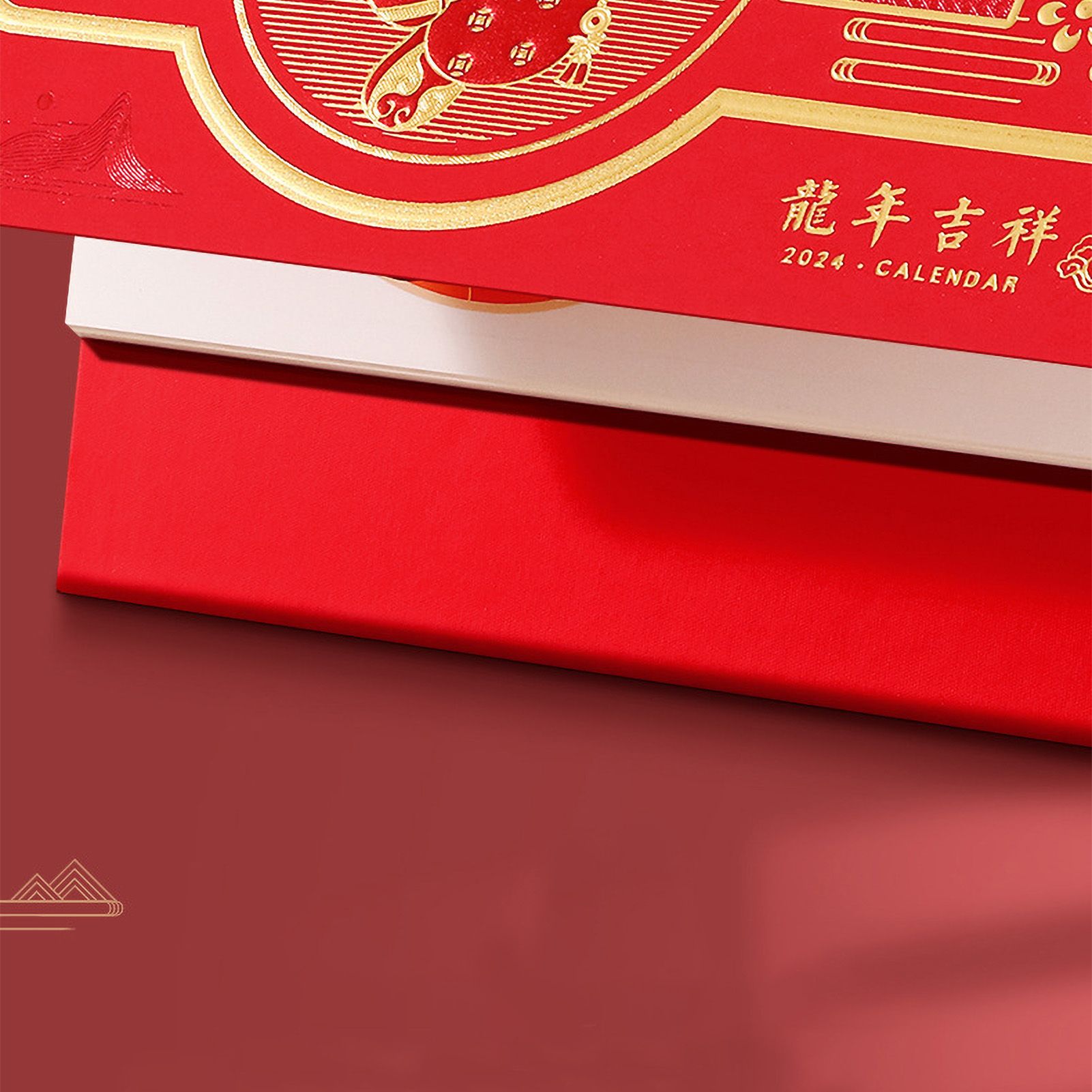 Dragon Year Desk Calendar Freestanding Flip Calendar Chinese New Year Calendar Monthly Desktop Calendar Year of The Dragon Calendar for Home Office - Image 4