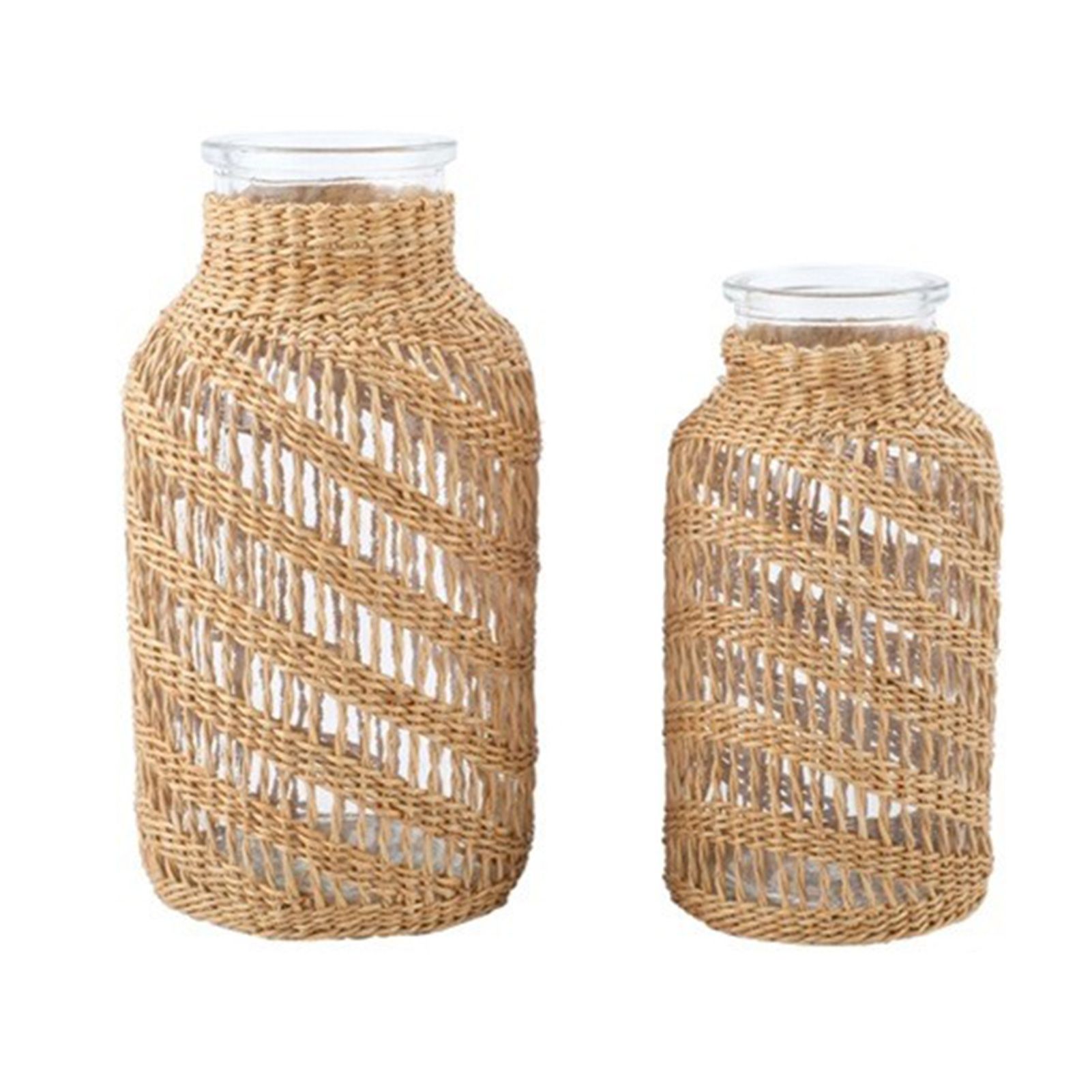 Weaving Vases Rattan Weaving Vases Living Room Home Decoration - Image 4
