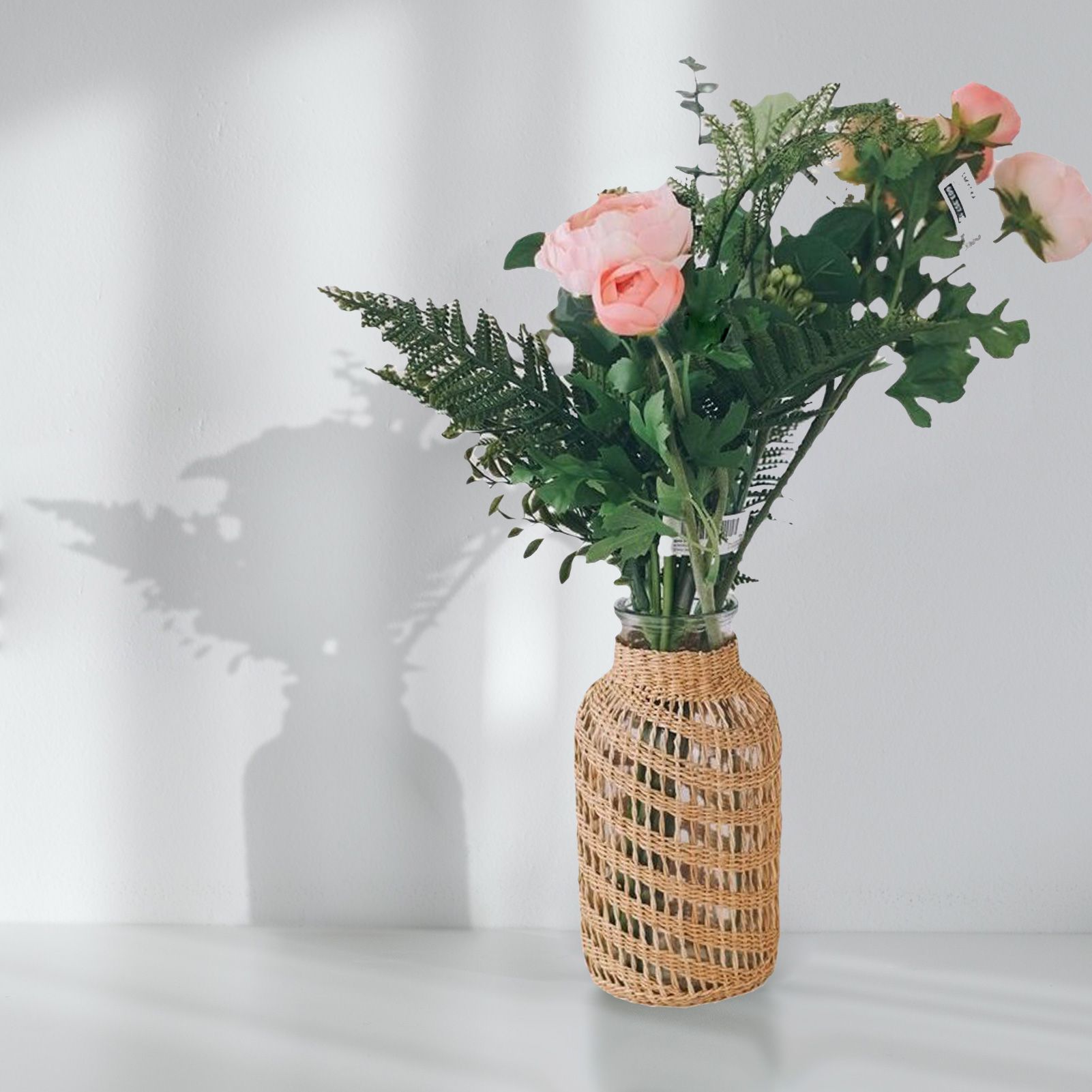 Weaving Vases Rattan Weaving Vases Living Room Home Decoration - Image 7