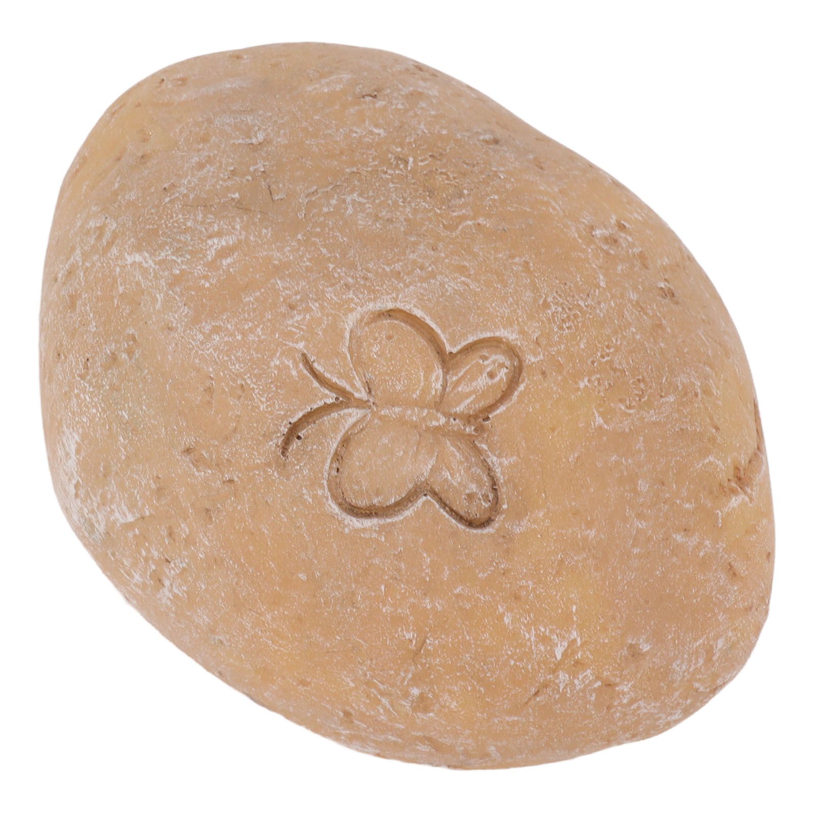 Pet Memorial Garden Stone DIY Butterfly Print Pet Cat Dog Grave Marker Resin Pet Memorial Gift Stone Sand Yellow - Image 3