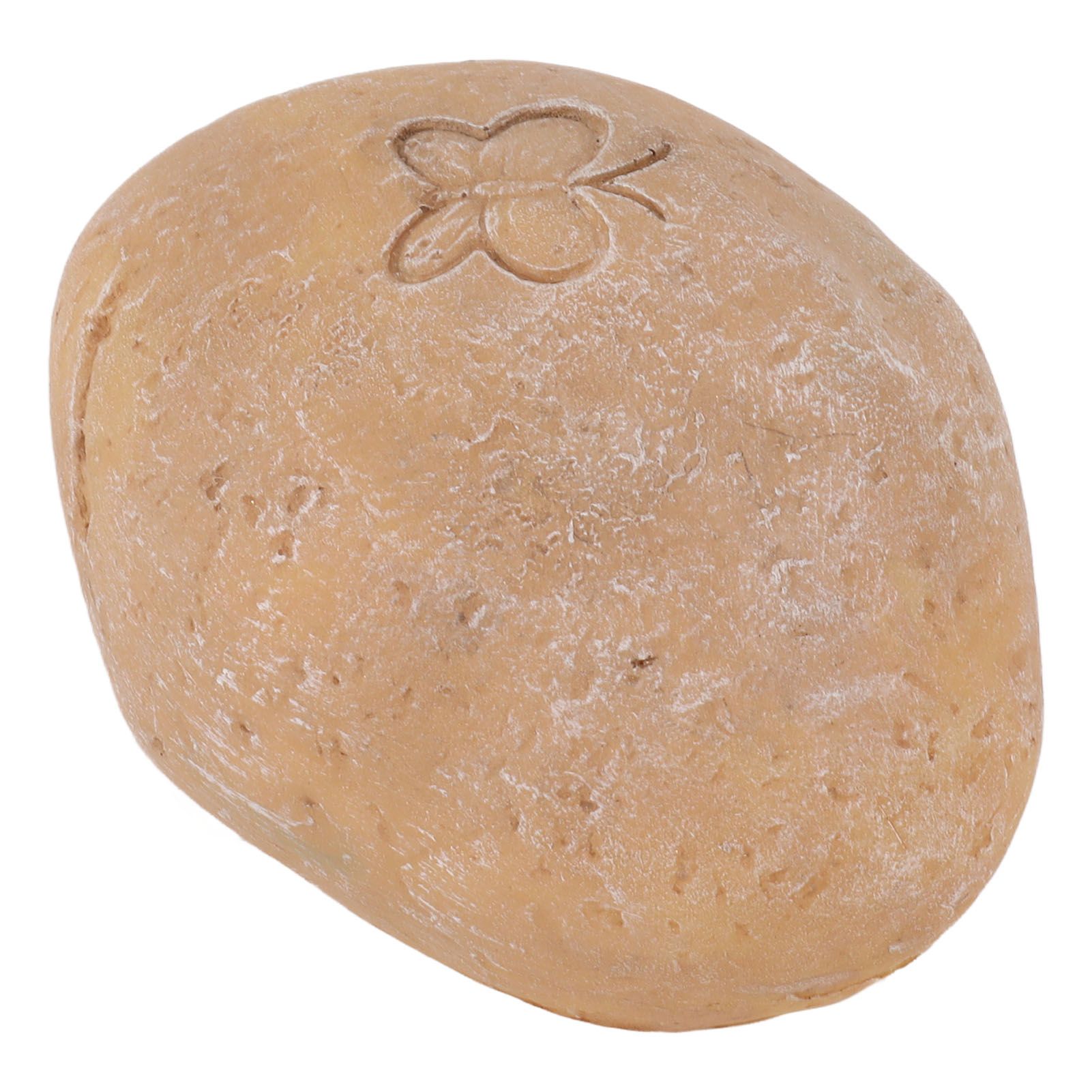 Pet Memorial Garden Stone DIY Butterfly Print Pet Cat Dog Grave Marker Resin Pet Memorial Gift Stone Sand Yellow - Image 5