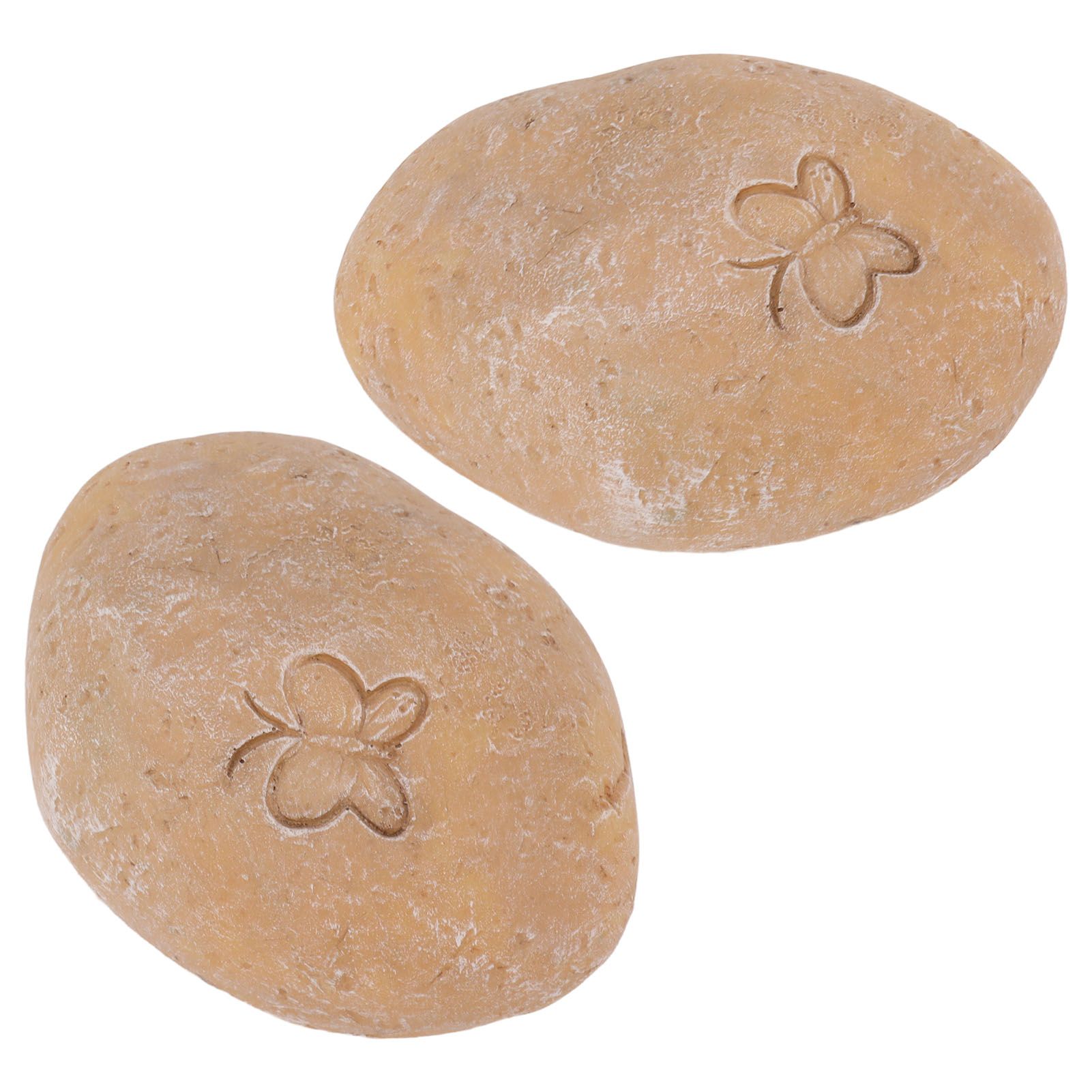 Pet Memorial Garden Stone DIY Butterfly Print Pet Cat Dog Grave Marker Resin Pet Memorial Gift Stone Sand Yellow - Image 6