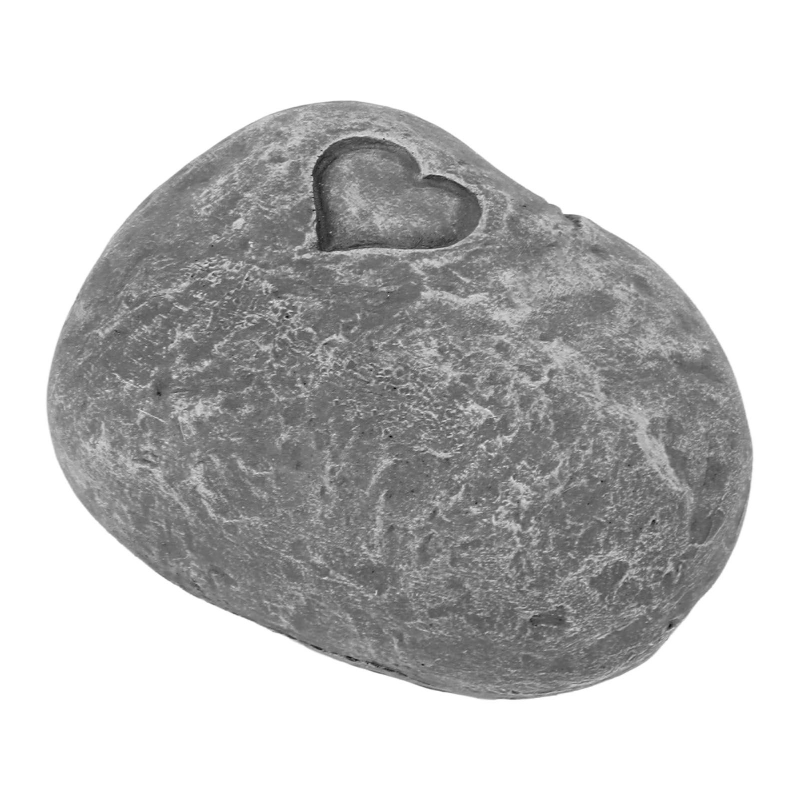 Pet Memorial Garden Stone DIY Lettering Simulation Pebbles Pet Grave Marker for Dogs Cats Love Stone Grey - Image 6