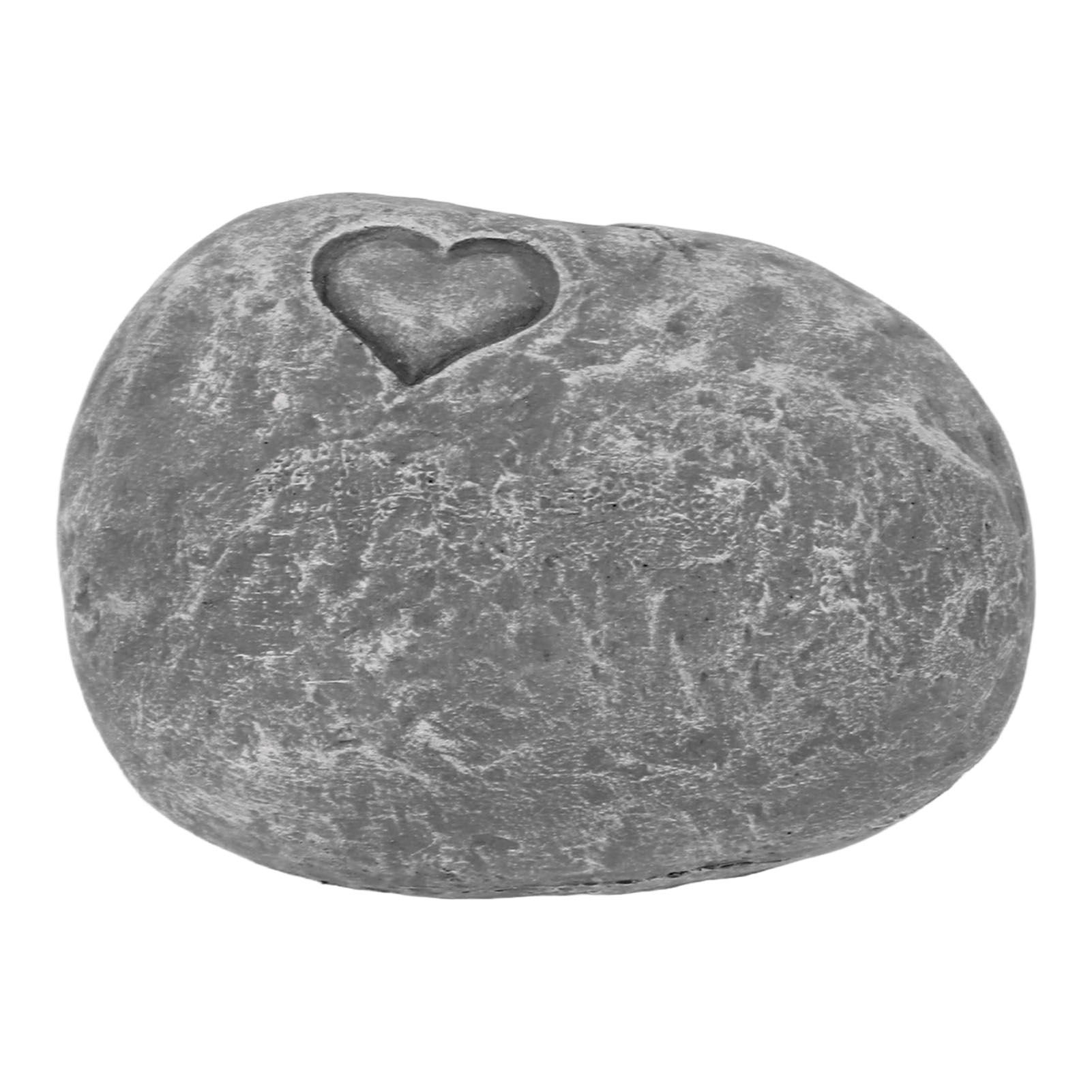Pet Memorial Garden Stone DIY Lettering Simulation Pebbles Pet Grave Marker for Dogs Cats Love Stone Grey - Image 7