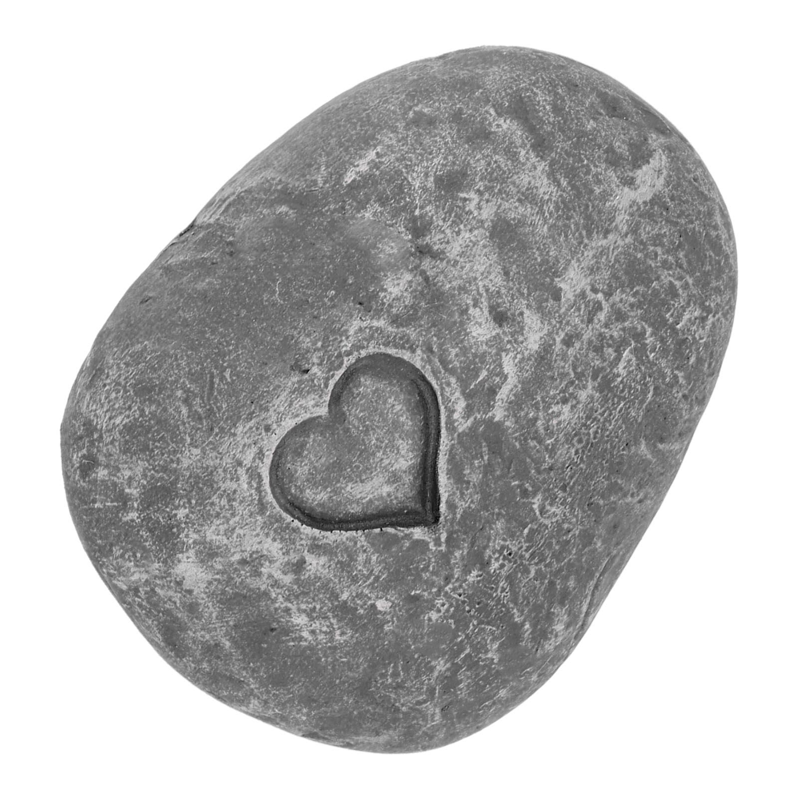 Pet Memorial Garden Stone DIY Lettering Simulation Pebbles Pet Grave Marker for Dogs Cats Love Stone Grey - Image 8