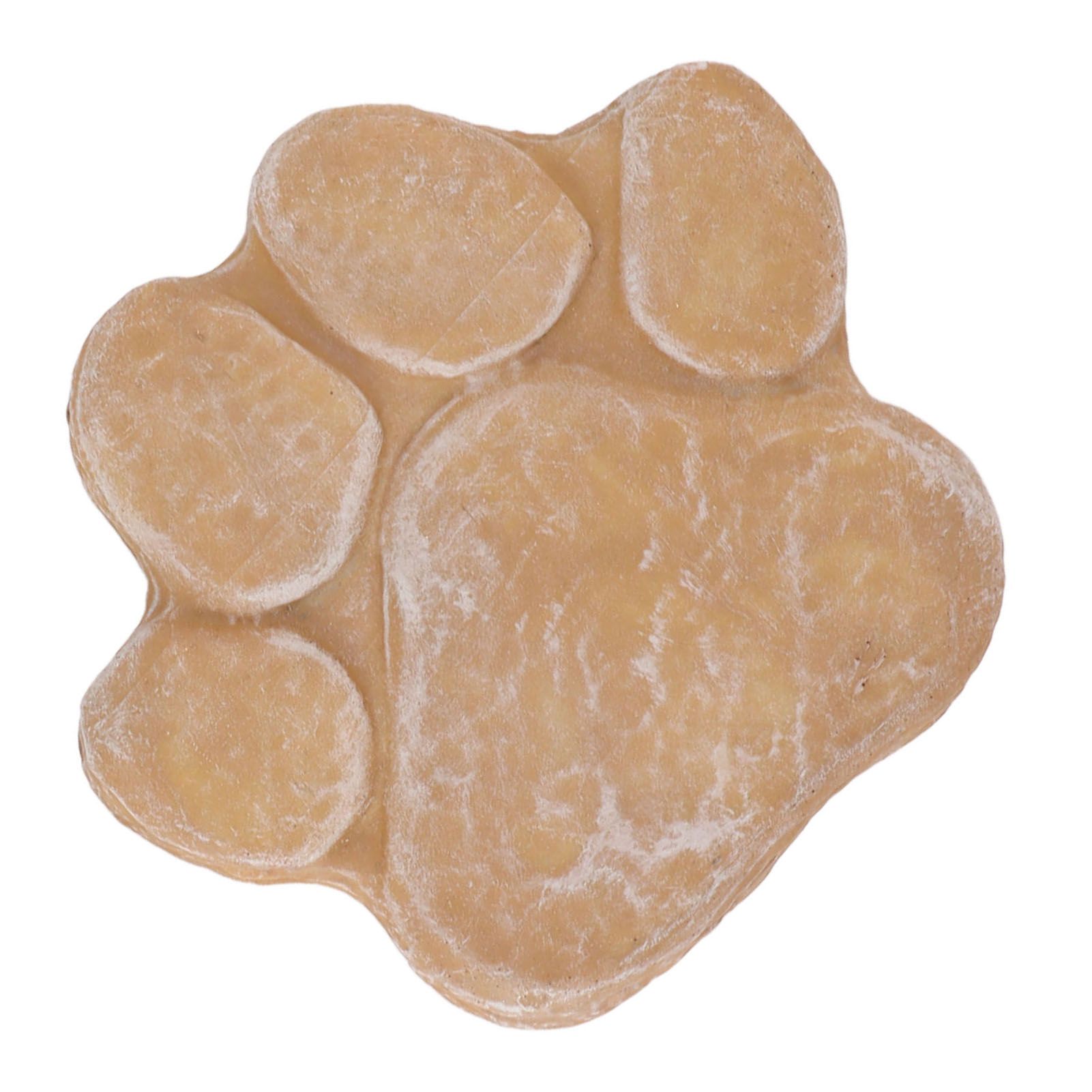 Dog Pawprint Memorial Stone DIY Lettering Dog Grave Marker Pet Monument for Outdoor Lawn Patio Sandy Yellow - Image 8