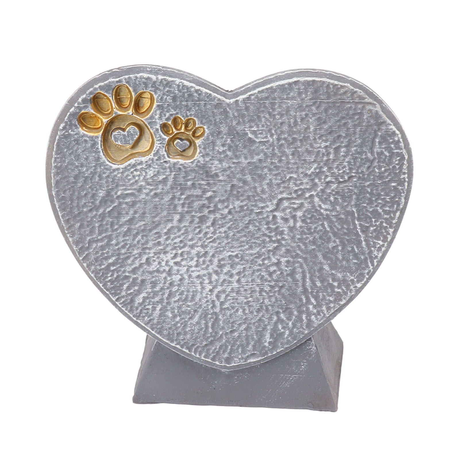 Heart Shaped Animal Tombstone DIY Resin Dog Pet Memorial Stone Outdoor Courtyard Decoration Ornaments Standing Rock Grey - Image 5