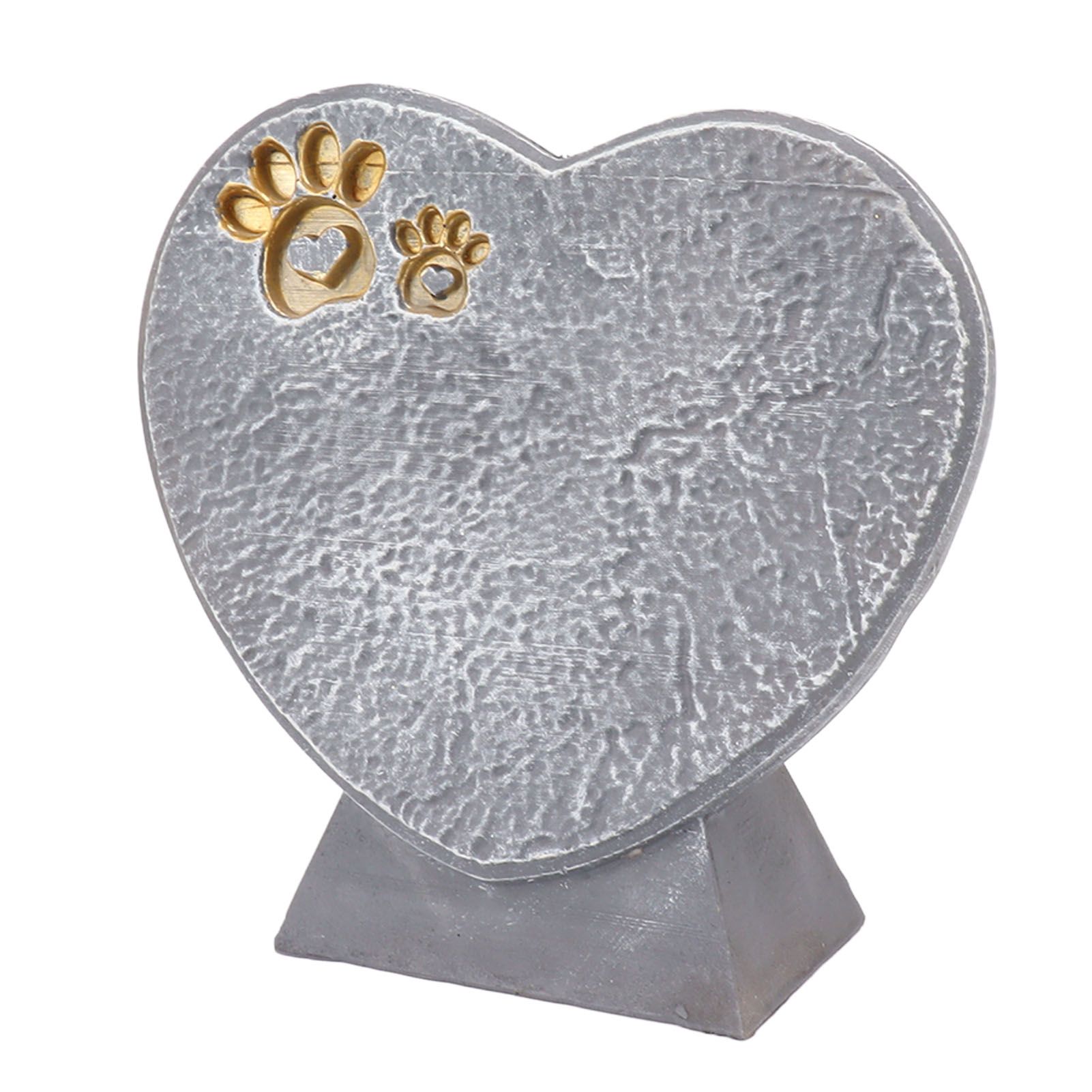 Heart Shaped Animal Tombstone DIY Resin Dog Pet Memorial Stone Outdoor Courtyard Decoration Ornaments Standing Rock Grey - Image 6