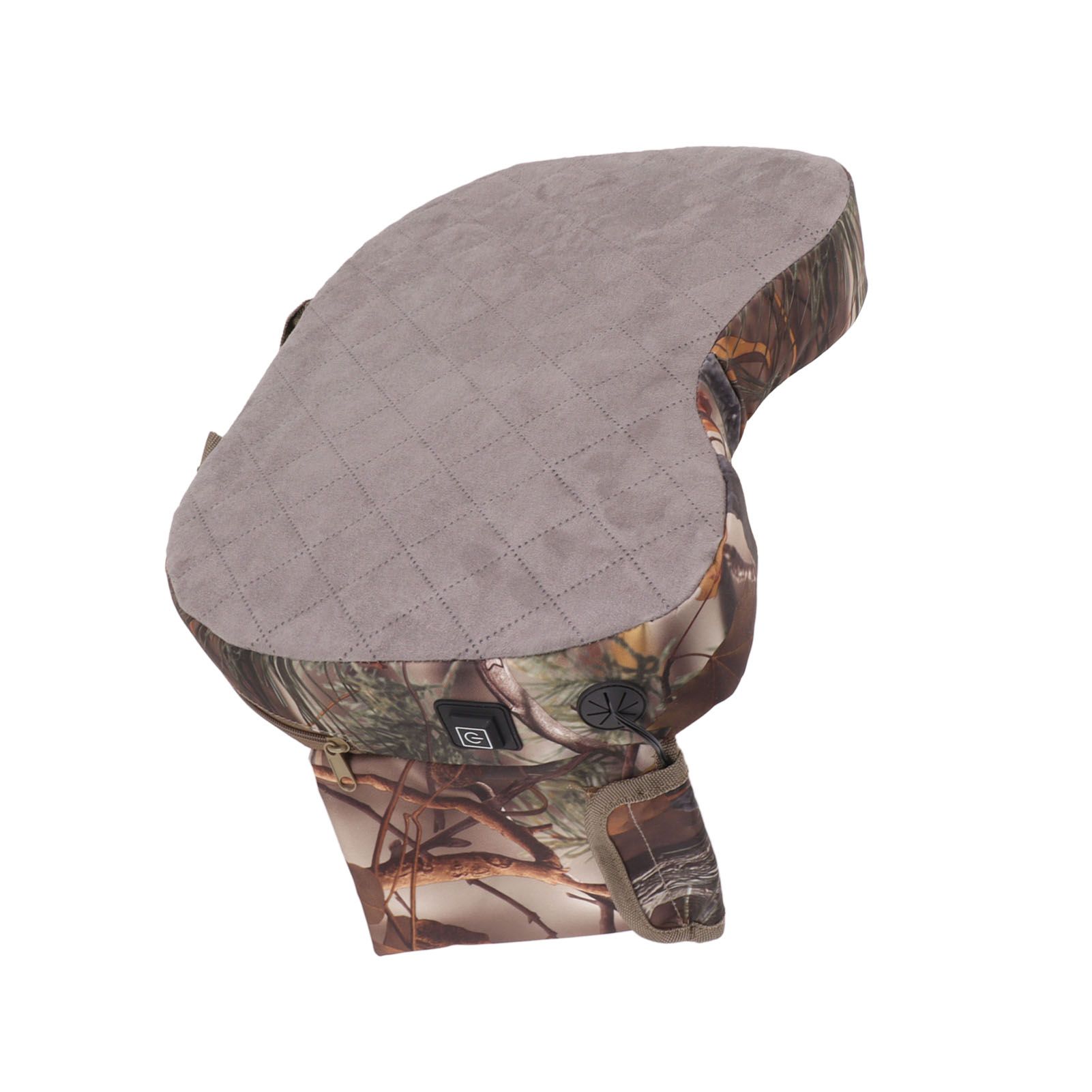 Portable Heating Seat Pad Camouflage 3 Gears Thicken USB Heated Stadium Seat Cushion Pad for Camping Hunting Fishing Leaf - Image 8