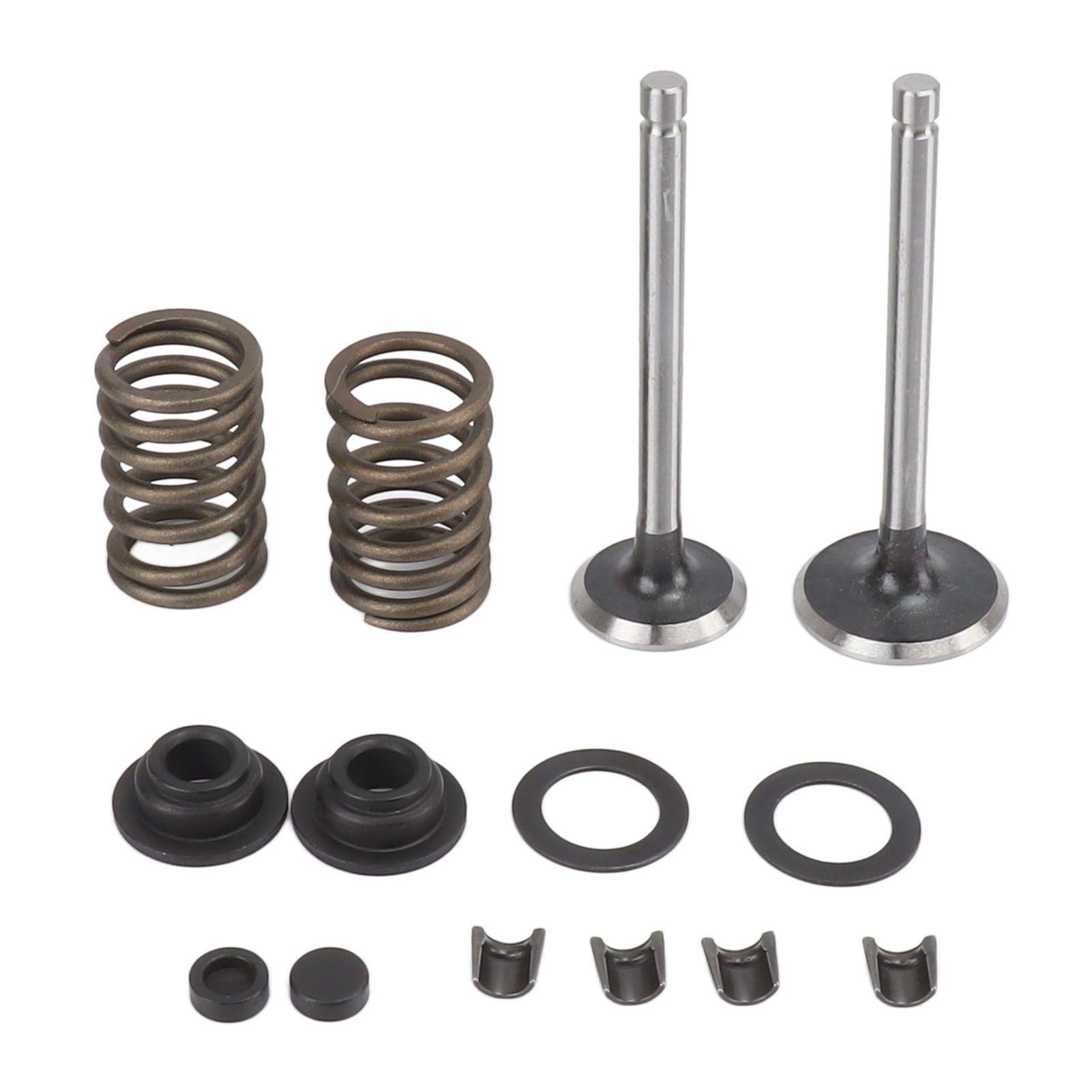 Microtiller Valve Parts Iron Wear Resistant Anti Corrosion Spring Washer Locking Clip Set for Generator - Image 1