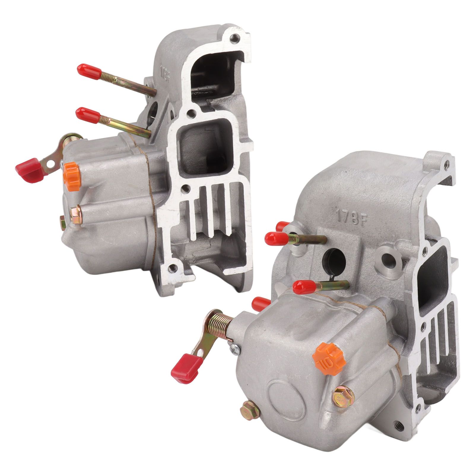 Cylinder Head Assembly Aluminum Alloy Replacement 178F Cylinder Cover Assembly for Air Cooled Diesel Generator - Image 8