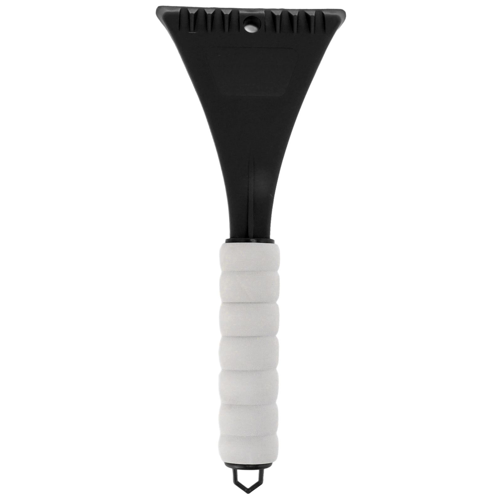 Car Windshield Shovel EVA Ergonomic Handle Rounded Corner Safe Portable Car Ice Scraper for Vehicle Outdoor Snow Black - Image 1