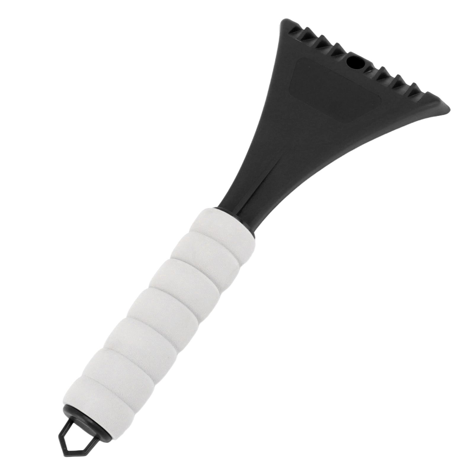 Car Windshield Shovel EVA Ergonomic Handle Rounded Corner Safe Portable Car Ice Scraper for Vehicle Outdoor Snow Black - Image 2