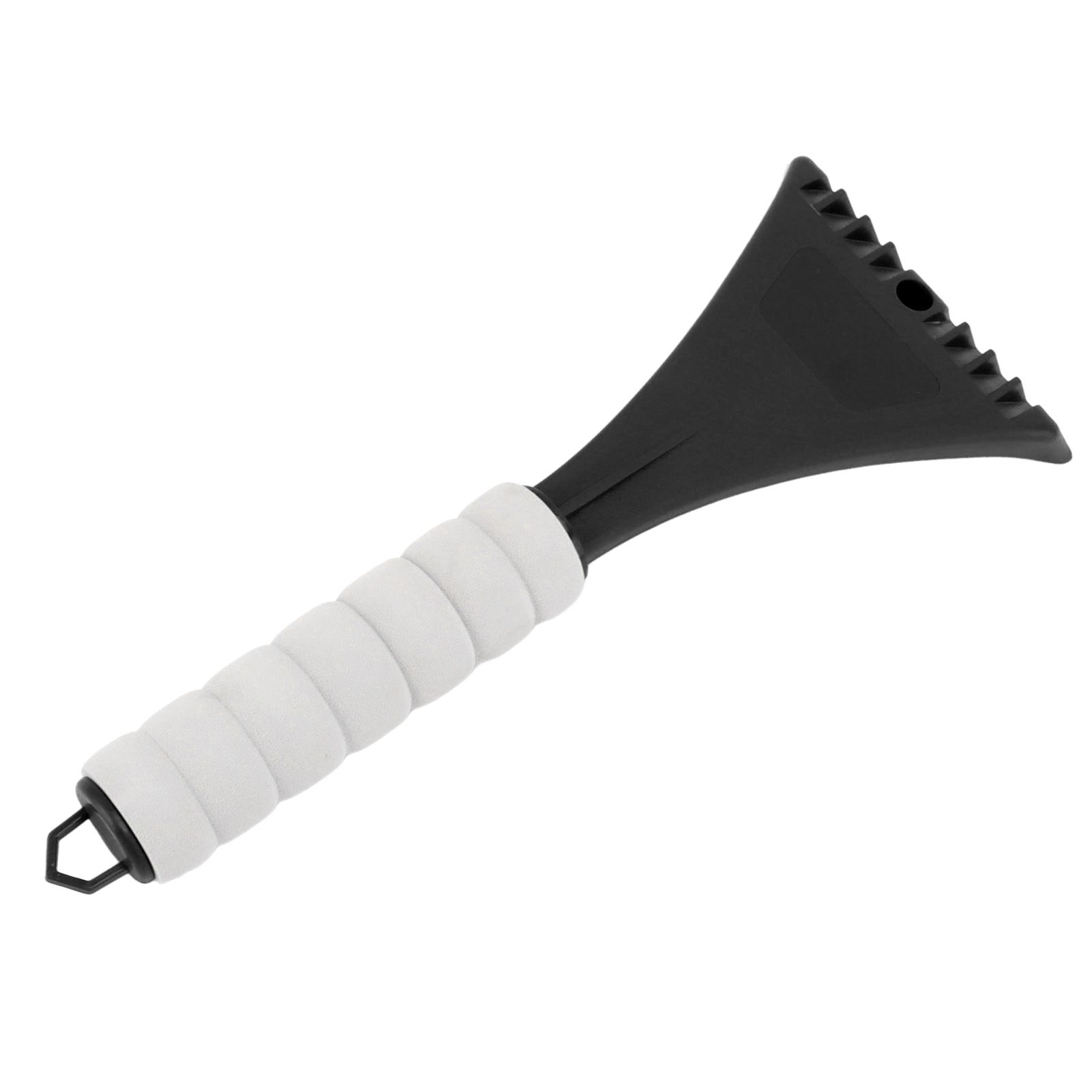 Car Windshield Shovel EVA Ergonomic Handle Rounded Corner Safe Portable Car Ice Scraper for Vehicle Outdoor Snow Black - Image 4