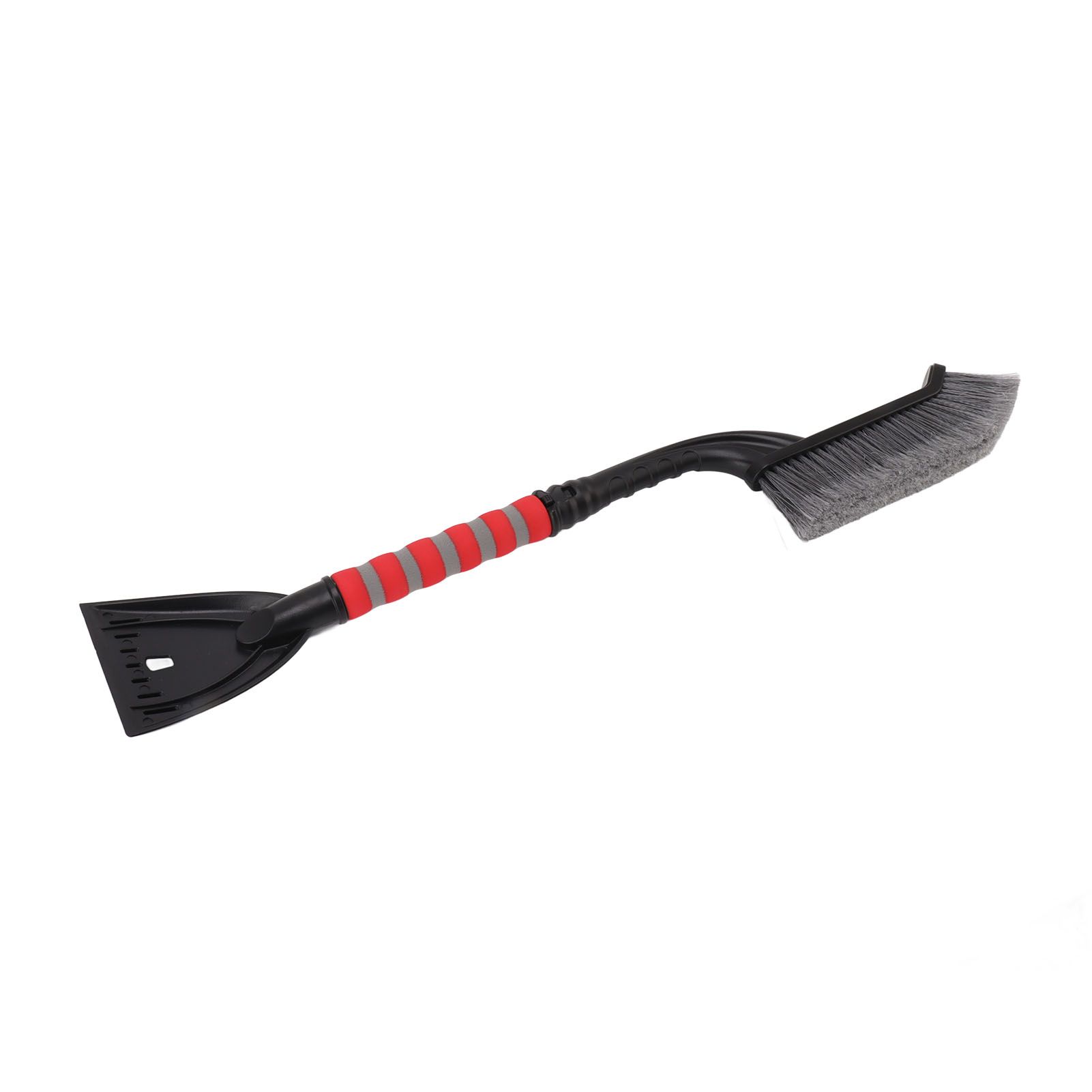 Snow Brush Detachable Ice Scraper Snow Removal Tool with Ergonomic Foam Grip for Cars Trucks Gray Red - Image 5