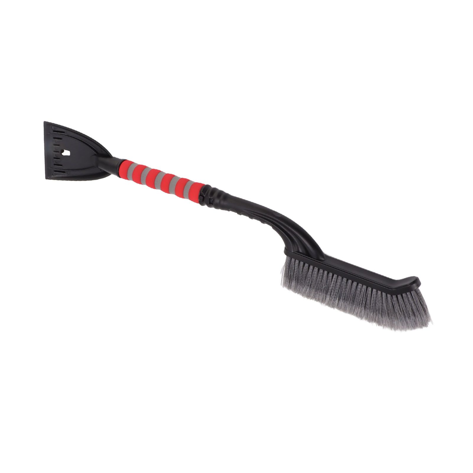 Snow Brush Detachable Ice Scraper Snow Removal Tool with Ergonomic Foam Grip for Cars Trucks Gray Red - Image 8