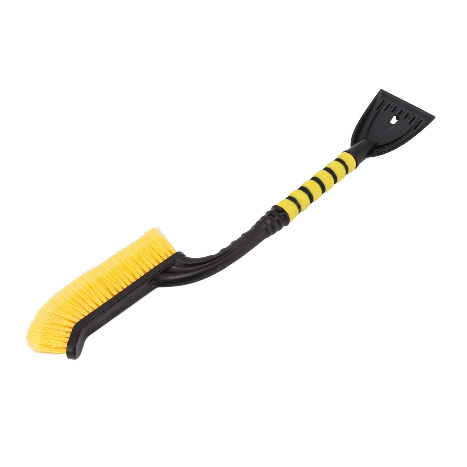 Snow Brush Detachable Ice Scraper Snow Removal Tool with Ergonomic Foam Grip for Cars Trucks Yellow Black - Image 2