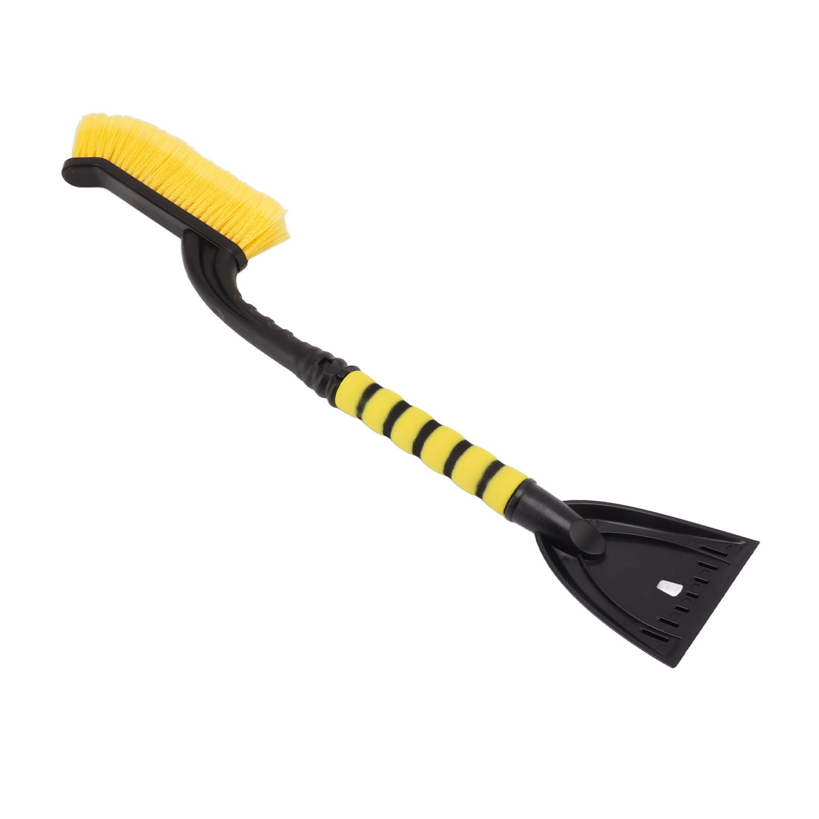 Snow Brush Detachable Ice Scraper Snow Removal Tool with Ergonomic Foam Grip for Cars Trucks Yellow Black - Image 3