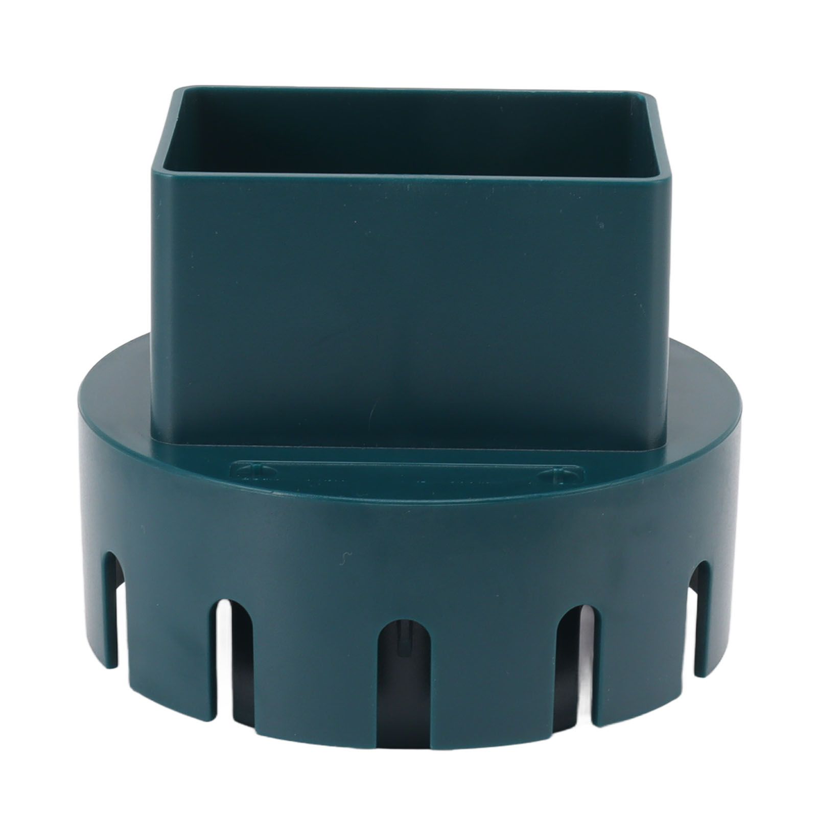 Downspout Adapter Plastic Drain Adapter Replacement Downpipe Converter Connector with Screws Green L 3x4in - Image 8