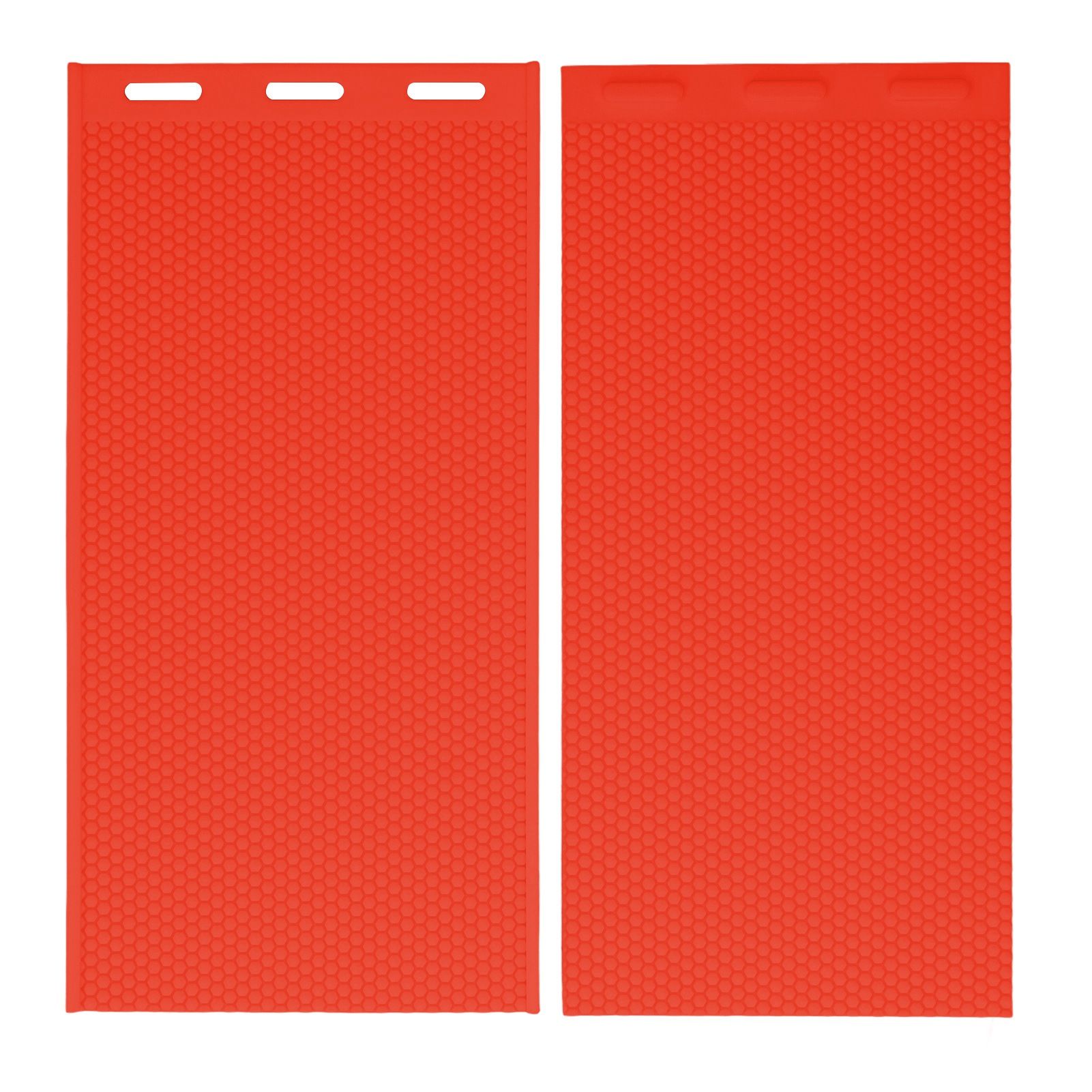 2 PCS 5.4mm Beeswax Foundation Sheets Press Embosser Machine Manual Silicone Beeswax Mold DIY Beekeeping Tool 41.3x20.5CM Red - Image 1