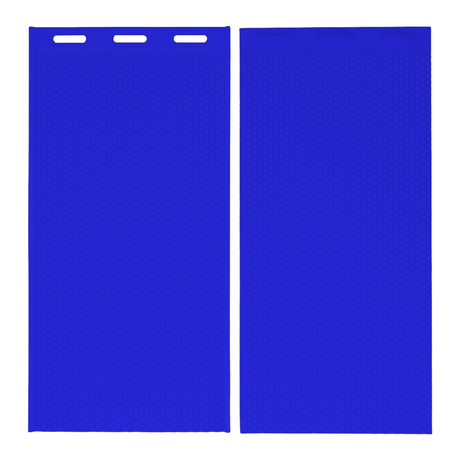 2PCS Beeswax Sheet Mold 5.4mm Reusable Silicone Beeswax Mold Foundation for Bee Keeping 37.5x21CM Dark Blue - Image 1