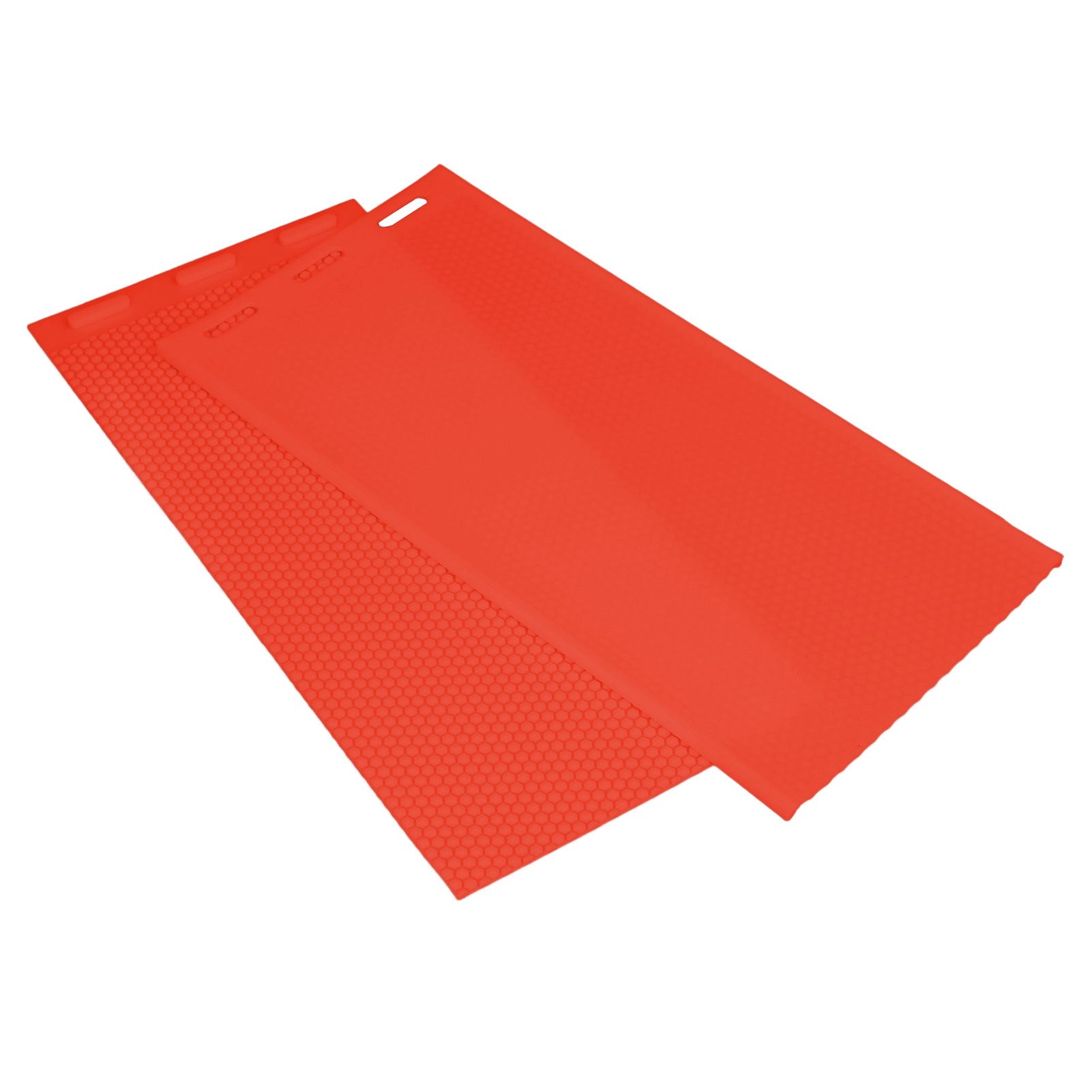 2PCS Beeswax Sheet Mold 5.4mm Reusable Silicone Beeswax Mold Foundation for Bee Keeping 37.5x21CM Red - Image 2