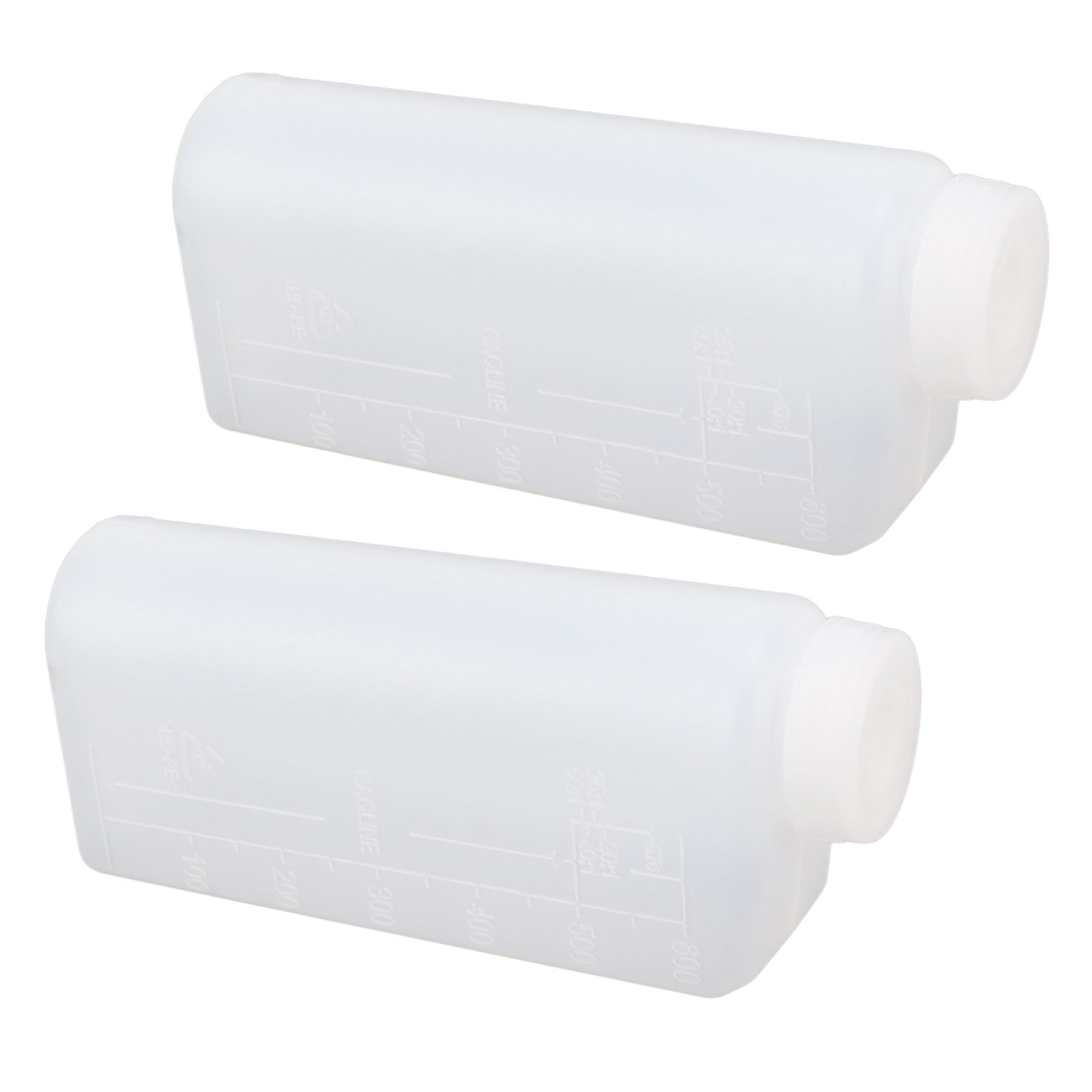 2PCS 600ML 2 Stroke Oil Petrol Fuel Mix Bottle Professional Oil Mixing Bottle Container for Chainsaw Ironing Machine - Image 4