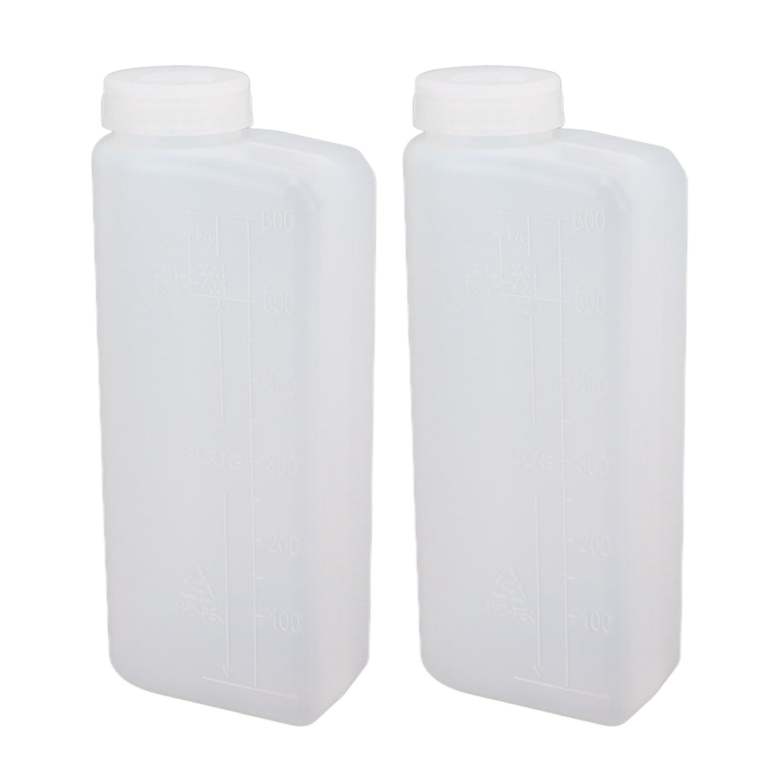 2PCS 600ML 2 Stroke Oil Petrol Fuel Mix Bottle Professional Oil Mixing Bottle Container for Chainsaw Ironing Machine - Image 6