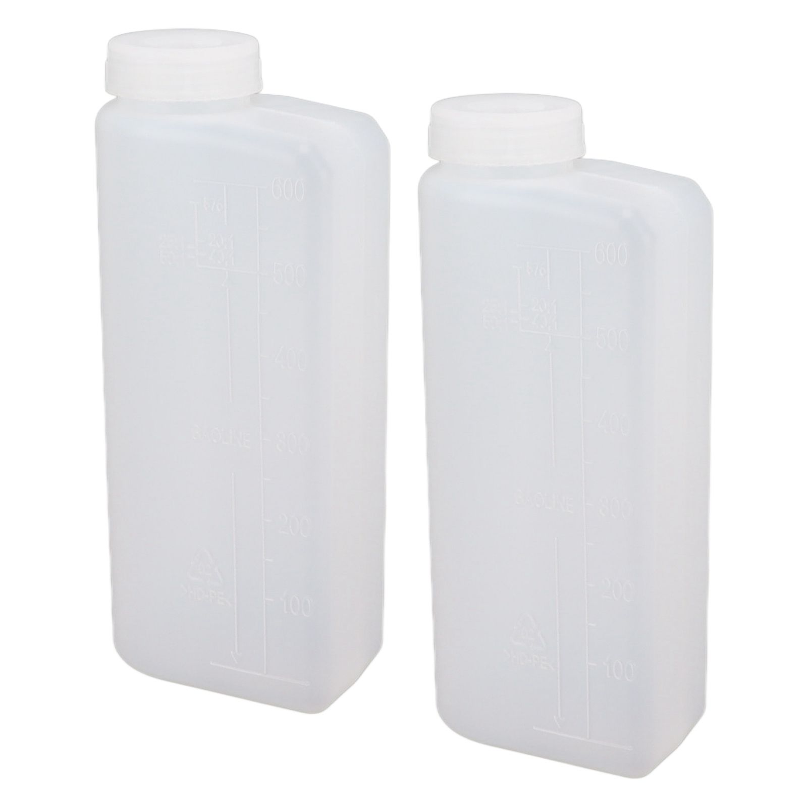 2PCS 600ML 2 Stroke Oil Petrol Fuel Mix Bottle Professional Oil Mixing Bottle Container for Chainsaw Ironing Machine - Image 8