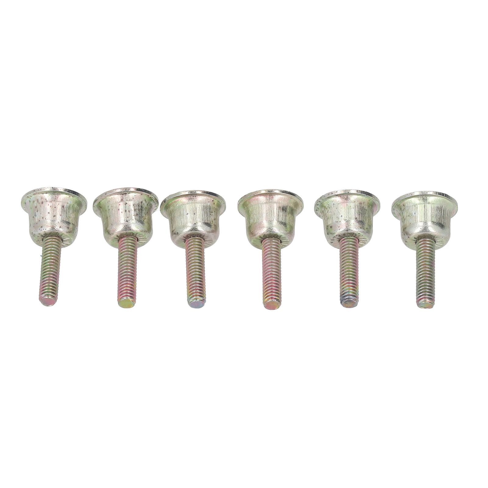 6 Pcs Chainsaw Brake Handle Screw Aluminum M4 MS260 Chainsaw Cutter Parts Screw for Stihl 024 026 - Image 1