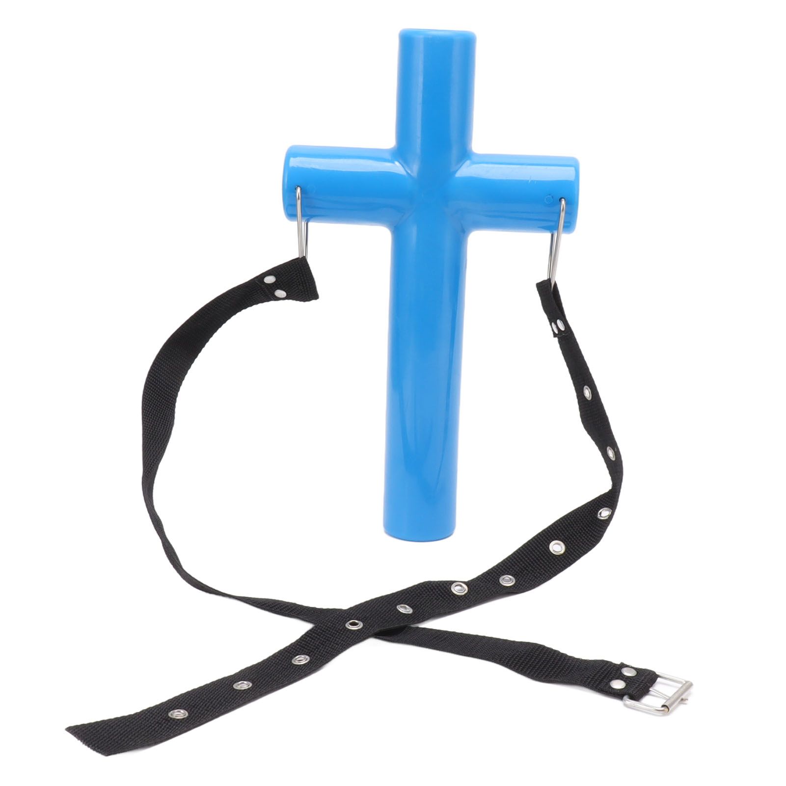 Livestock Mouth Opener Animal Gastric Lavage Feeding Medicine Cross Tool for Cattle Horse Sheep Blue L - Image 1