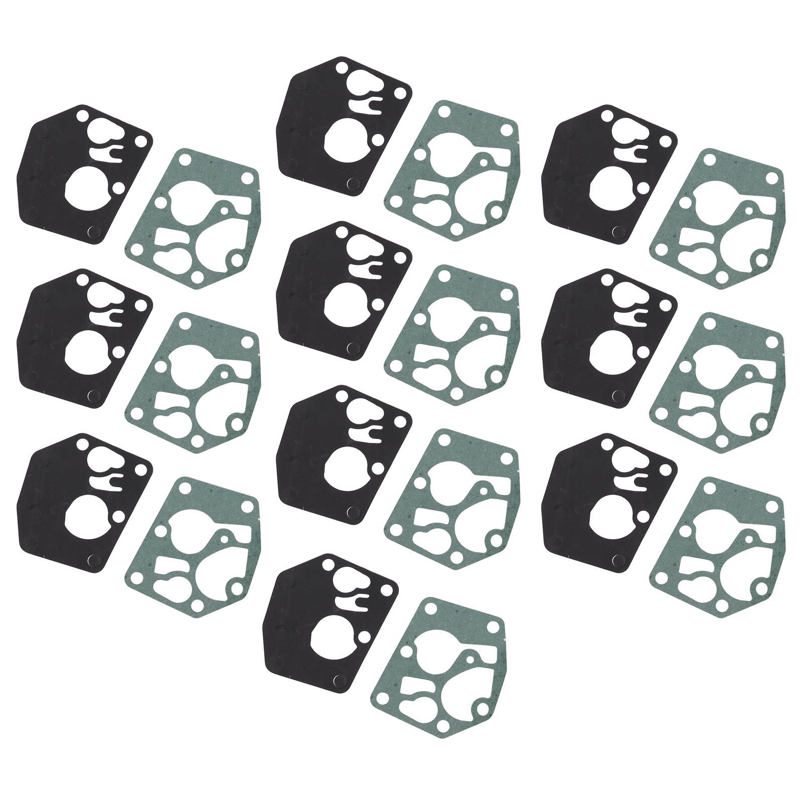10 Set Carburetor Diaphragm Gasket Kit Carb Diaphragm Gasket Replacement for 495770 795083 - Image 2
