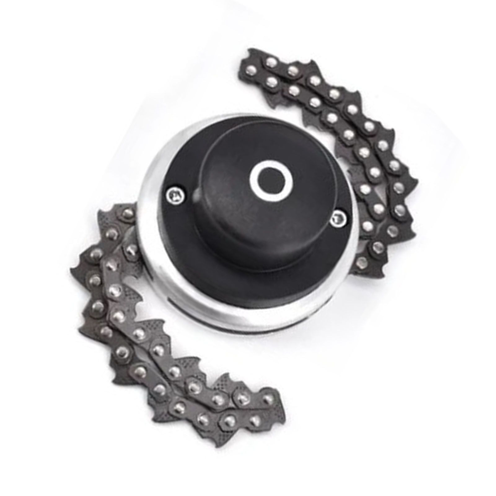 Chain Trimmer Head Grass Cutter Head Replacement Manganese Steel Lawn Mower Head 1in Hole - Image 3