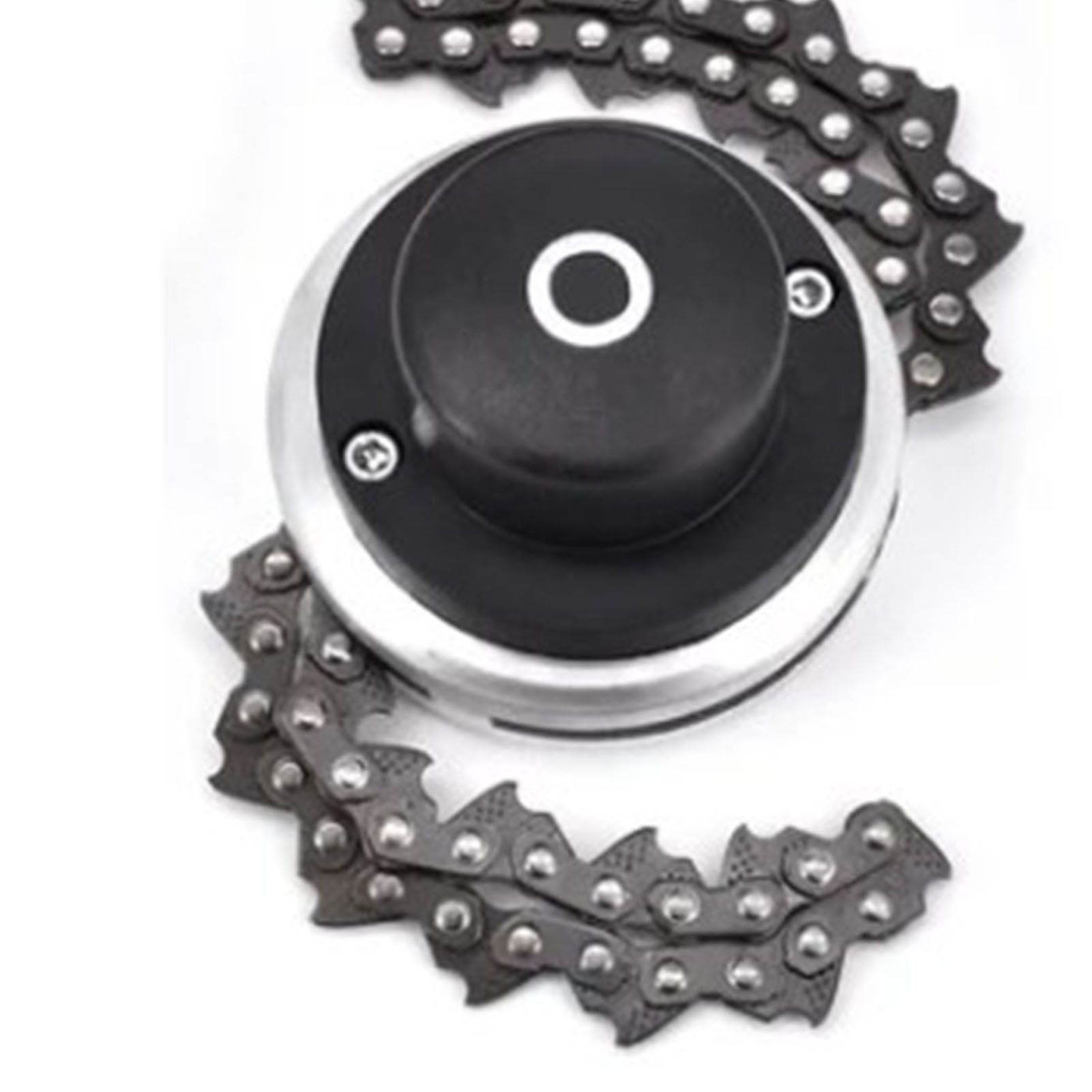 Chain Trimmer Head Grass Cutter Head Replacement Manganese Steel Lawn Mower Head 1in Hole - Image 7