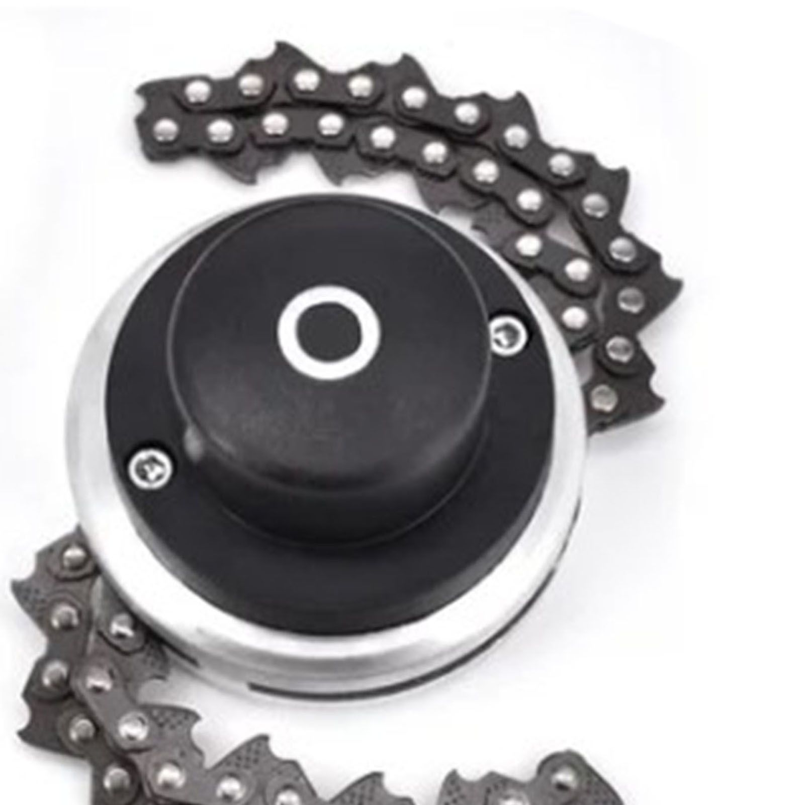 Chain Trimmer Head Grass Cutter Head Replacement Manganese Steel Lawn Mower Head 1in Hole - Image 8