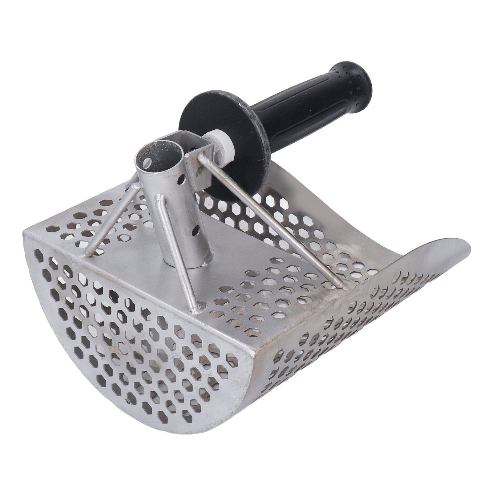 Beach Sand Scoop Metal Detecting Hunting Tool Detector Stainless Steel Hexahedron Holes Sand Scoop - Image 5