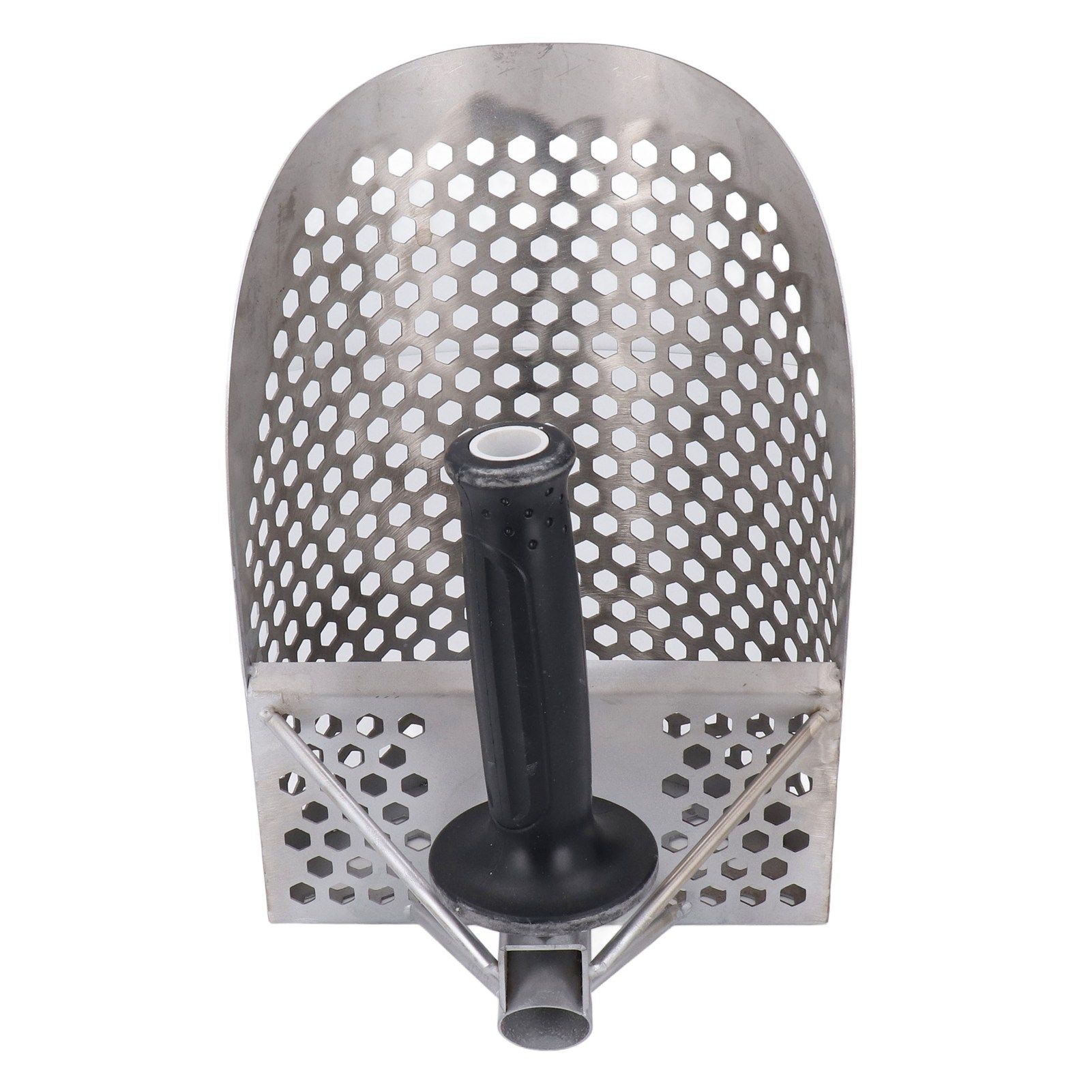 Beach Sand Scoop Metal Detecting Hunting Tool Detector Stainless Steel Hexahedron Holes Sand Scoop - Image 7