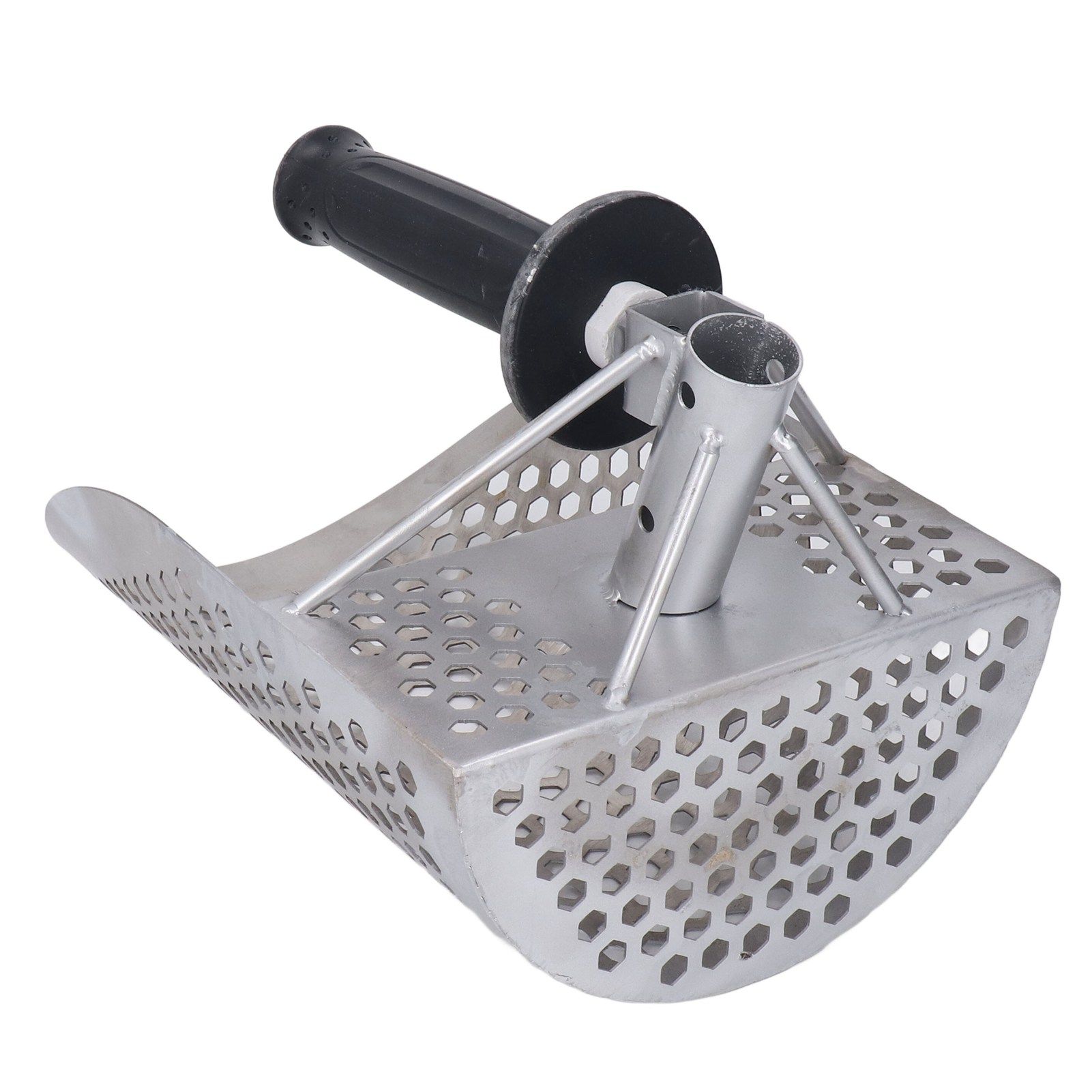 Beach Sand Scoop Metal Detecting Hunting Tool Detector Stainless Steel Hexahedron Holes Sand Scoop - Image 8