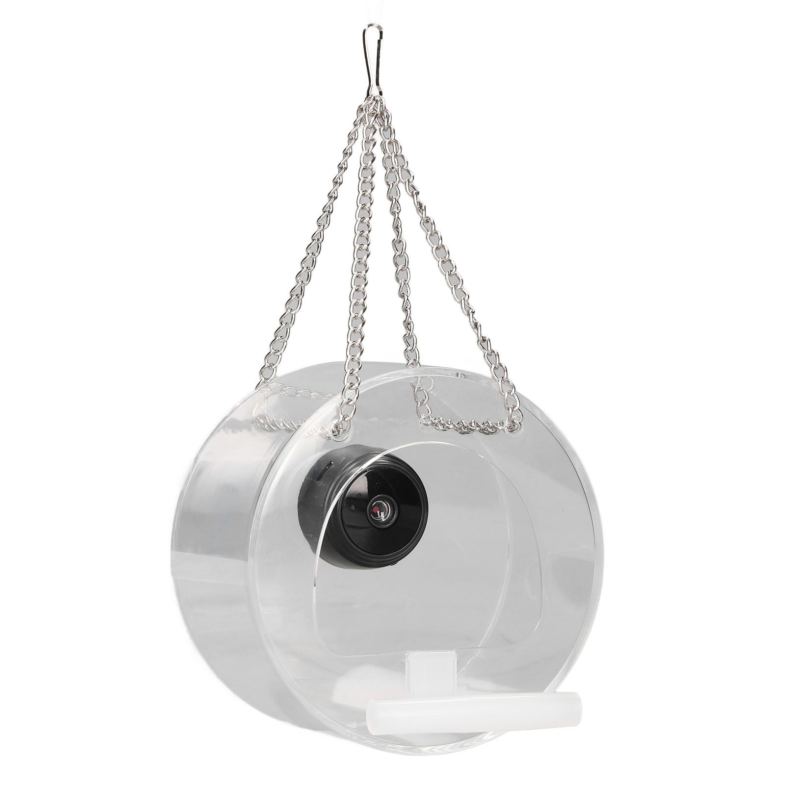 Smart Camera Bird Feeder Real Time Monitoring Hanging Bird Feeders for Outdoors Garden Round - Image 8