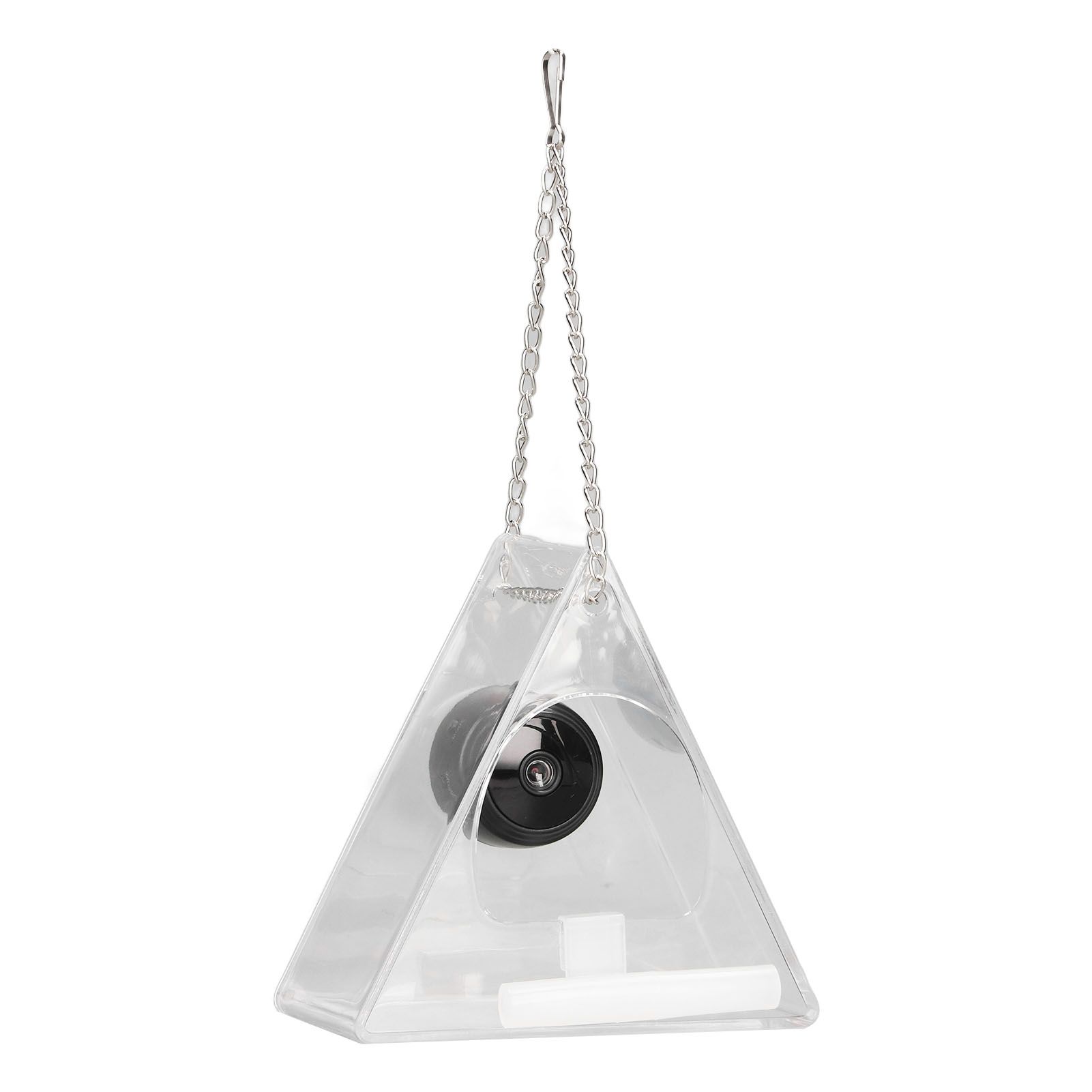 Smart Camera Bird Feeder Real Time Monitoring Hanging Bird Feeders for Outdoors Garden Triangle - Image 6