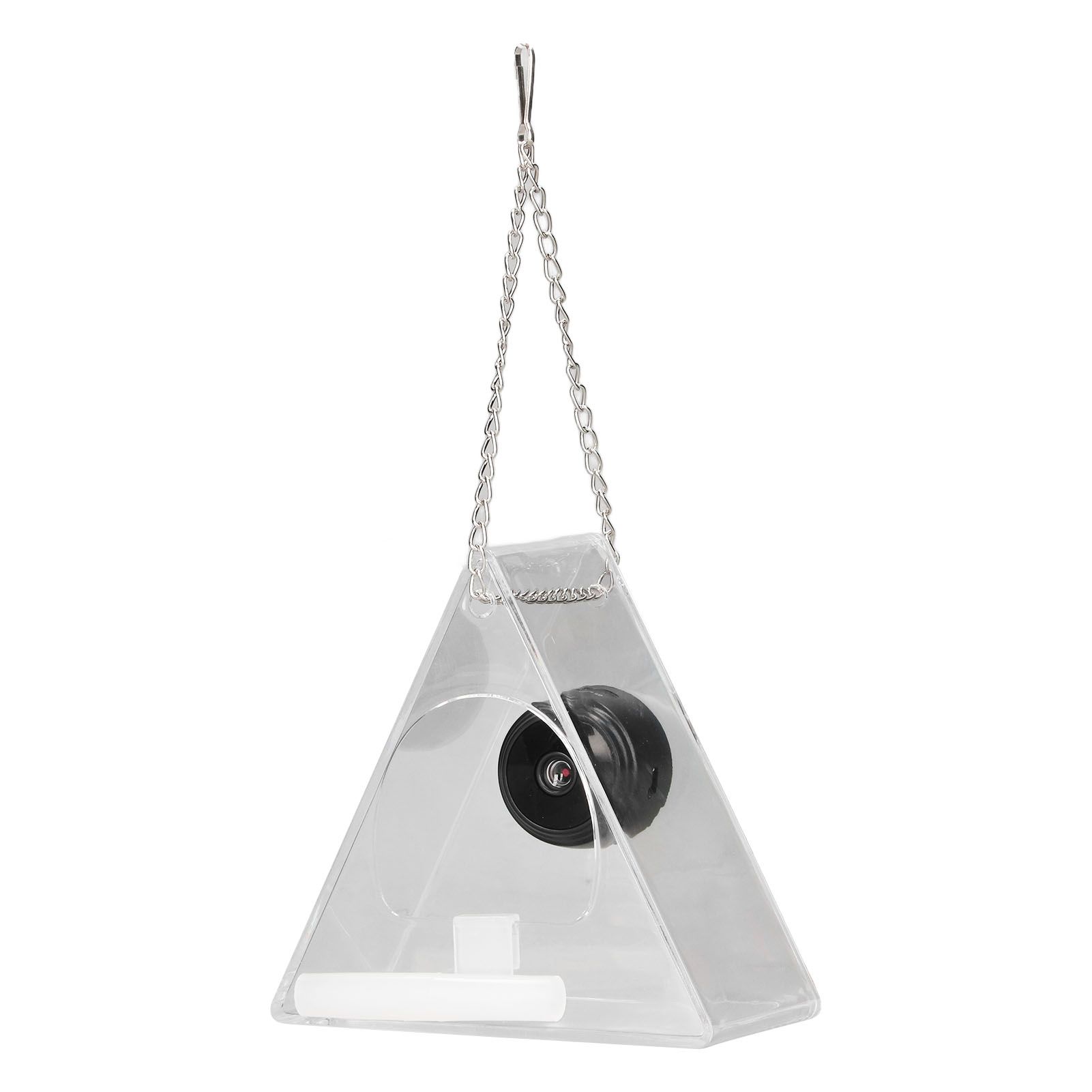 Smart Camera Bird Feeder Real Time Monitoring Hanging Bird Feeders for Outdoors Garden Triangle - Image 7
