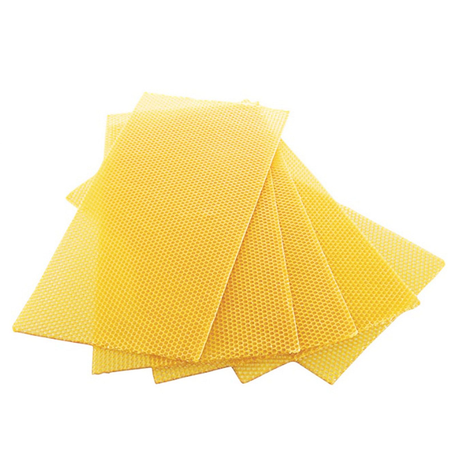 10Pcs Beeswax Sheets for Candle Making Natural Beeswax Honeycomb Foundation Sheets for Kids Adults - Image 3