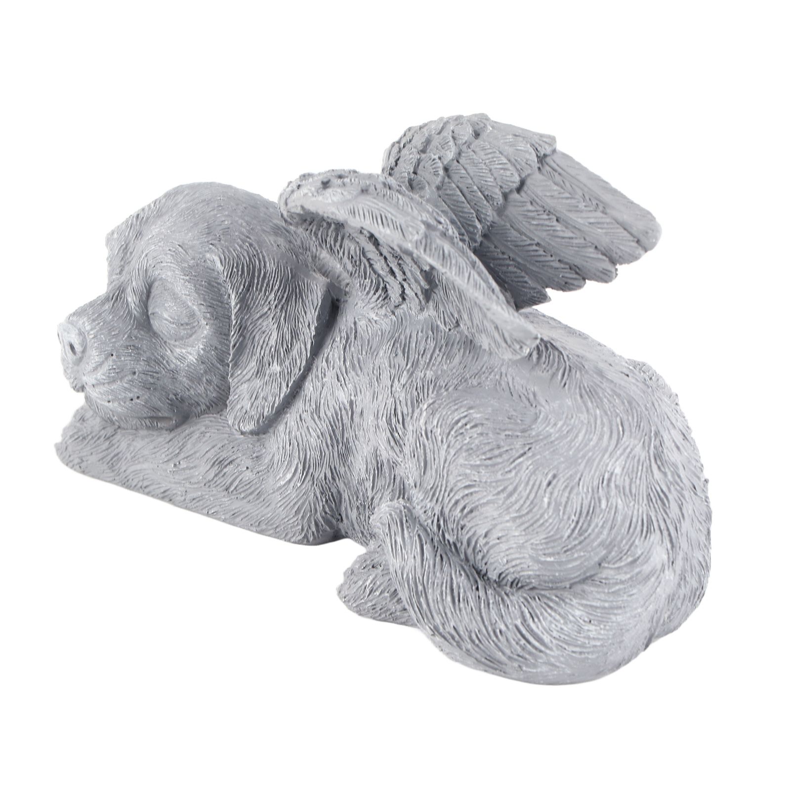 Pet Memorial Statue Resin Sleeping Pet Angel Garden Sculpture for Pet Memorial Gravestone Ornament Angel Dog - Image 3