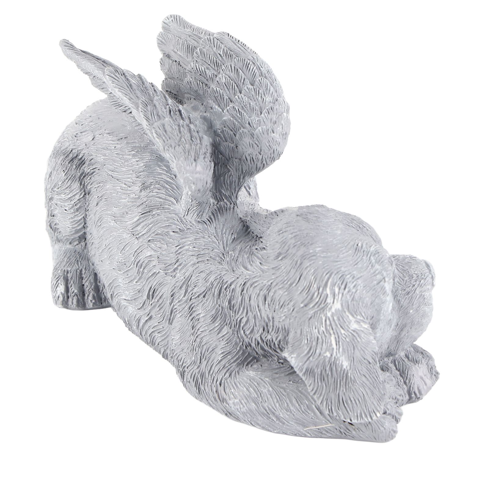 Pet Memorial Statue Resin Sleeping Pet Angel Garden Sculpture for Pet Memorial Gravestone Ornament Angel Dog - Image 4