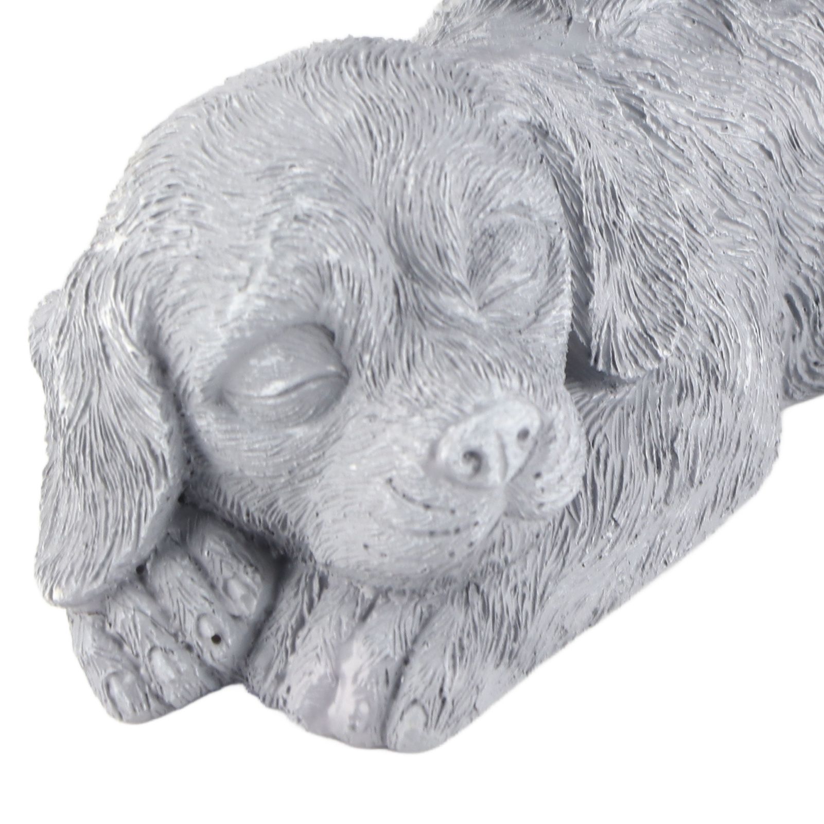 Pet Memorial Statue Resin Sleeping Pet Angel Garden Sculpture for Pet Memorial Gravestone Ornament Angel Dog - Image 7