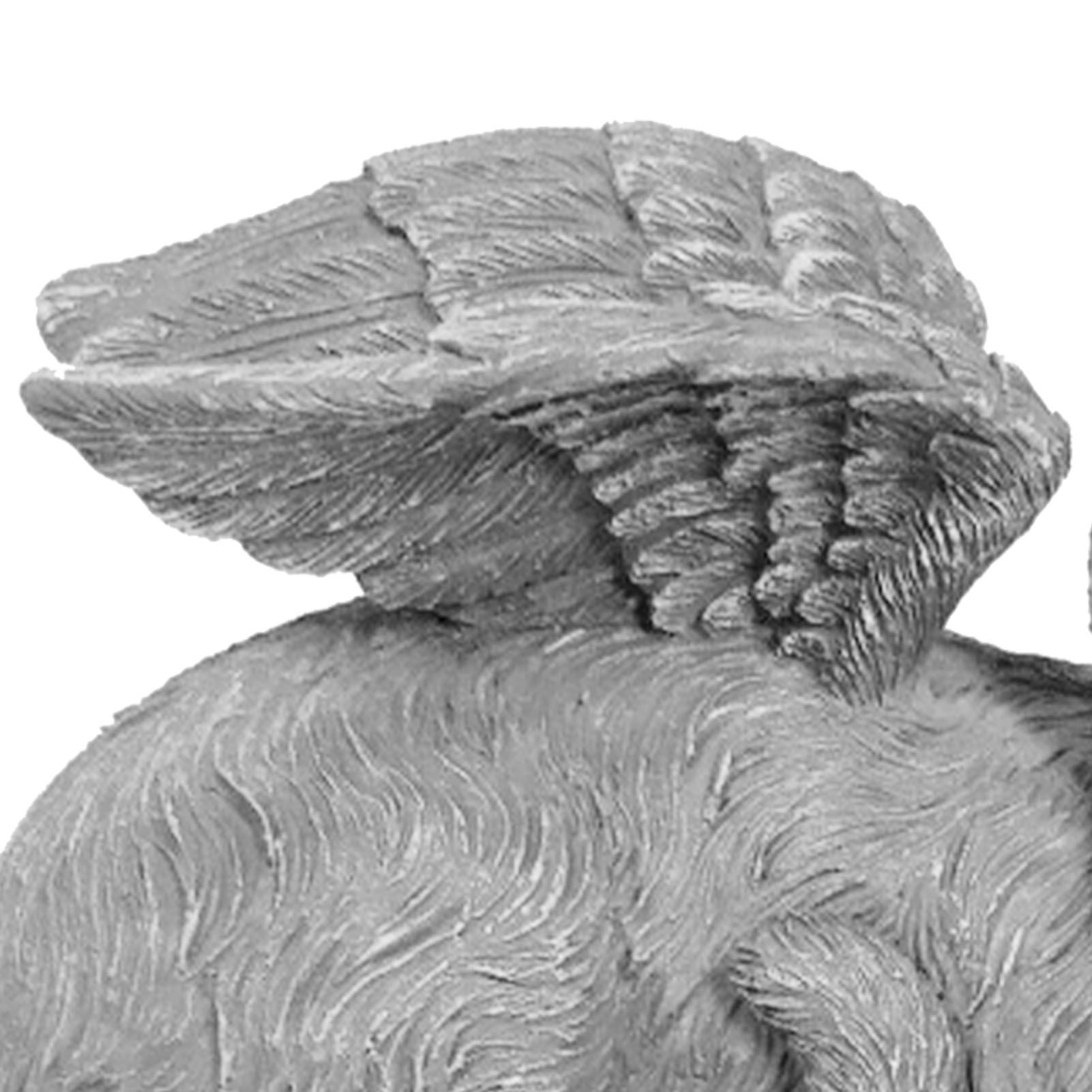 Pet Memorial Statue Resin Sleeping Pet Angel Garden Sculpture for Pet Memorial Gravestone Ornament Angel Cat - Image 7