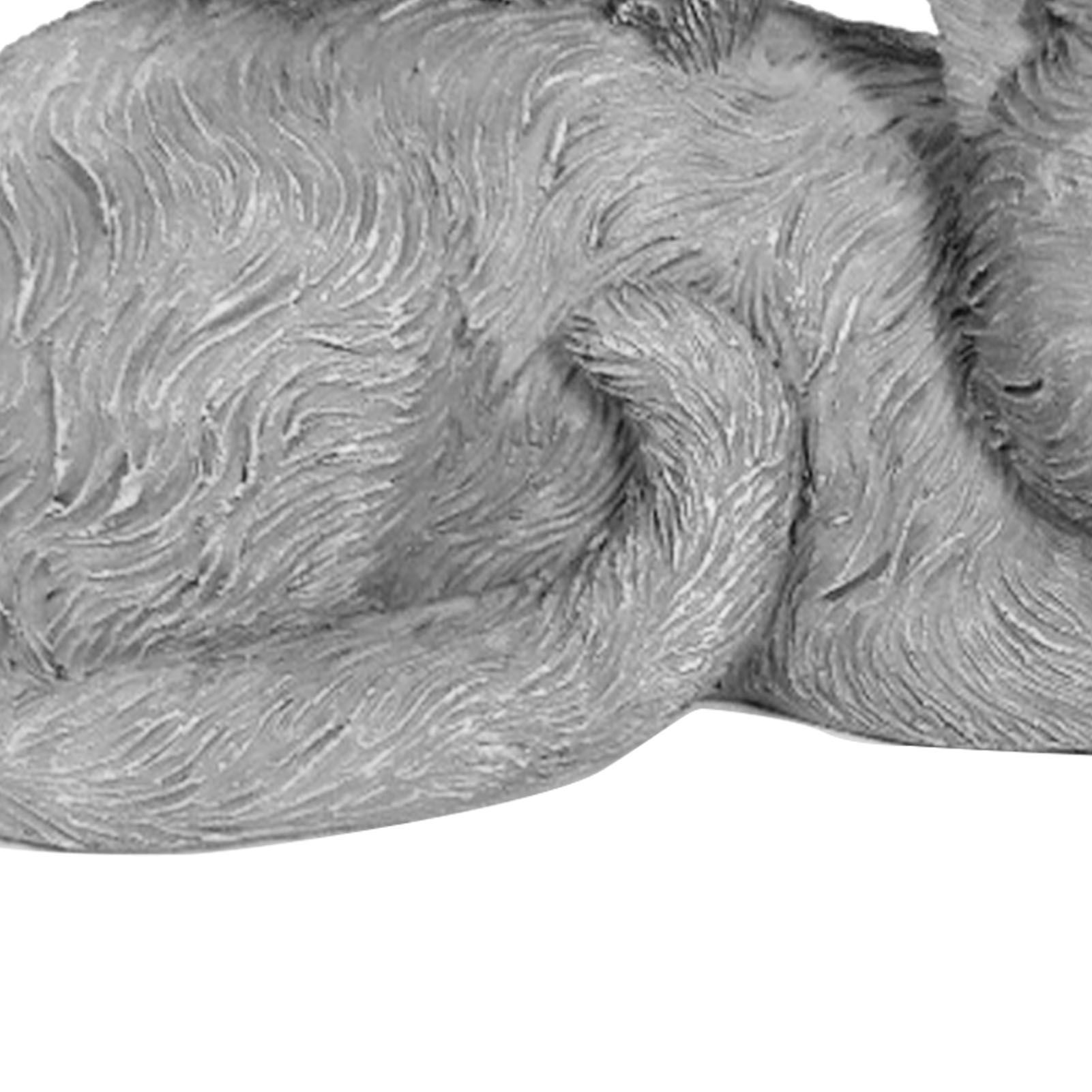 Pet Memorial Statue Resin Sleeping Pet Angel Garden Sculpture for Pet Memorial Gravestone Ornament Angel Cat - Image 8