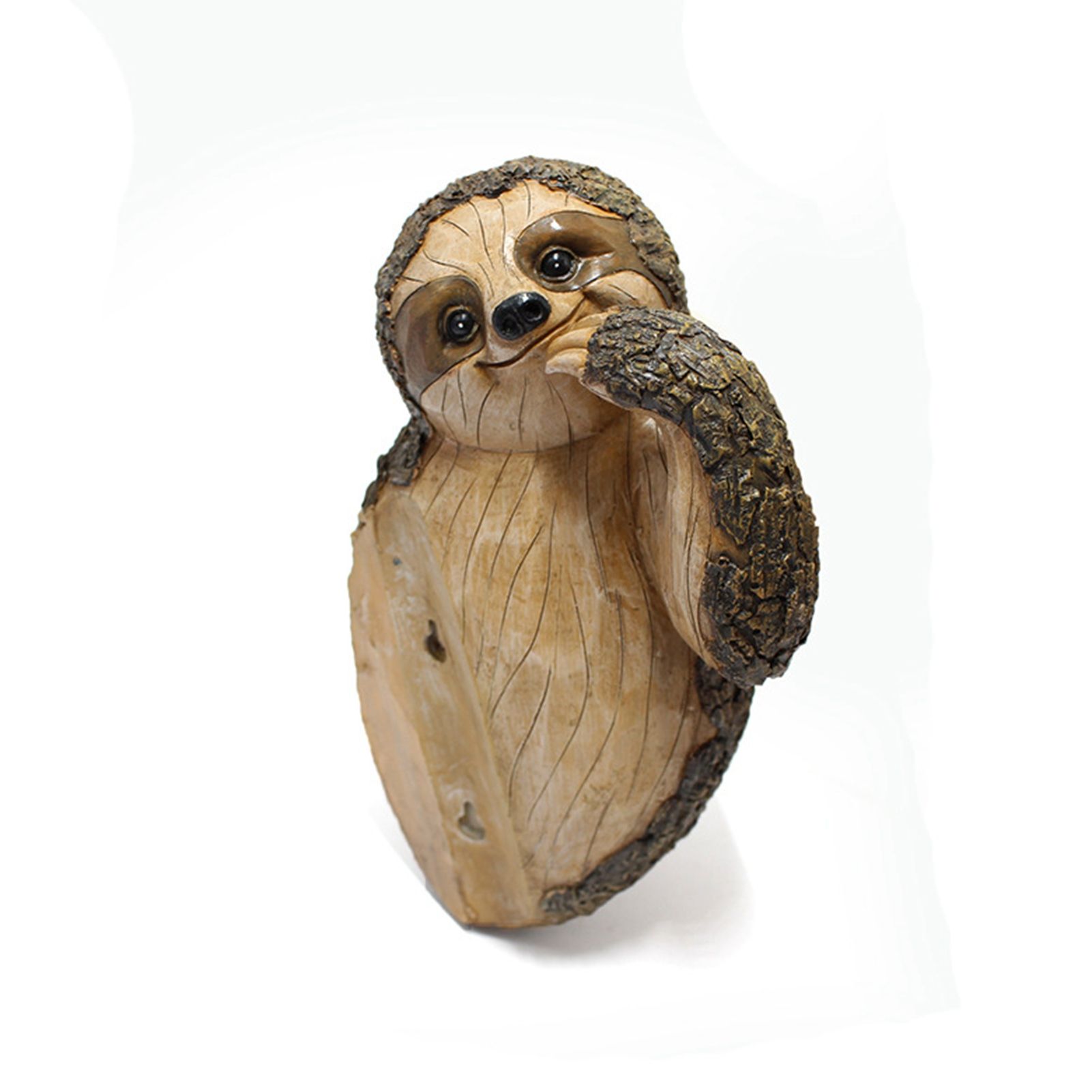 Garden Peeker Sloth Sculptures Lovely Innovative Simulation Resin Waterproof Lasting Tree Hugger Peeker Statue - Image 1