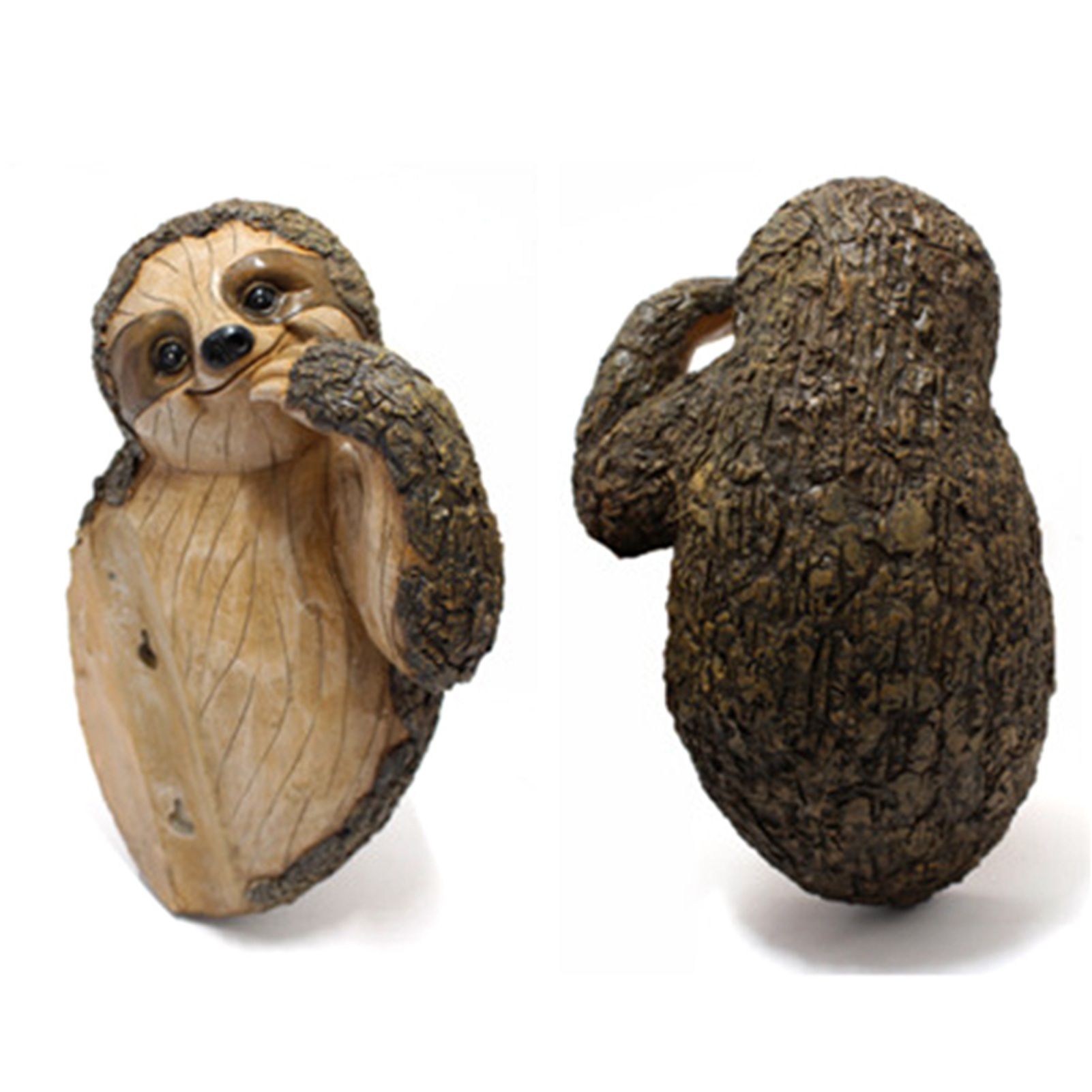 Garden Peeker Sloth Sculptures Lovely Innovative Simulation Resin Waterproof Lasting Tree Hugger Peeker Statue - Image 2