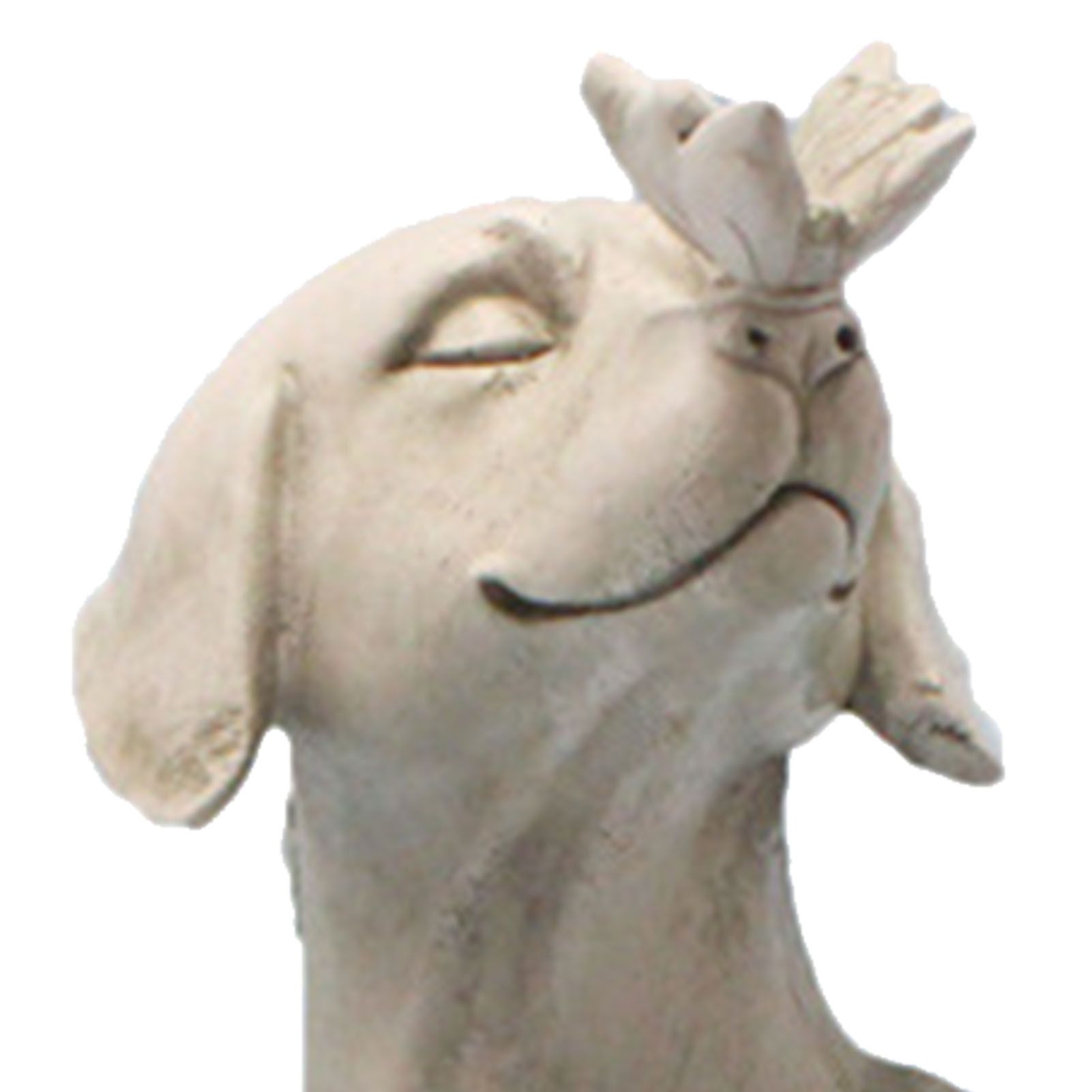 Angel Dog Memorial Statue Hand Carving Vivid Exquisite Synthetic Resin Pet Memorial Stones for Outdoor Garden - Image 7
